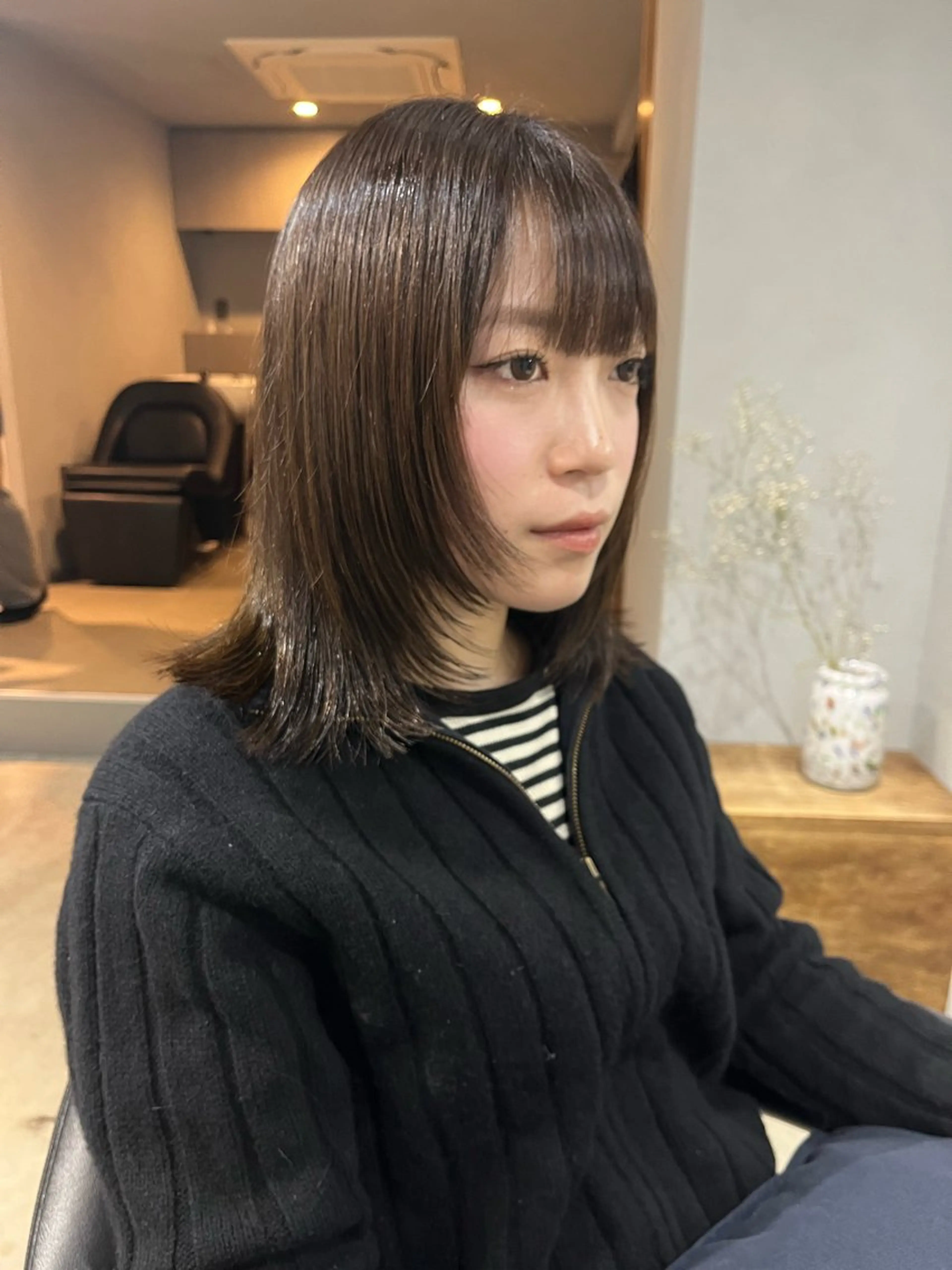 ミディアム 【arc】 佐藤未希穂/レイヤーのヘアスタイル