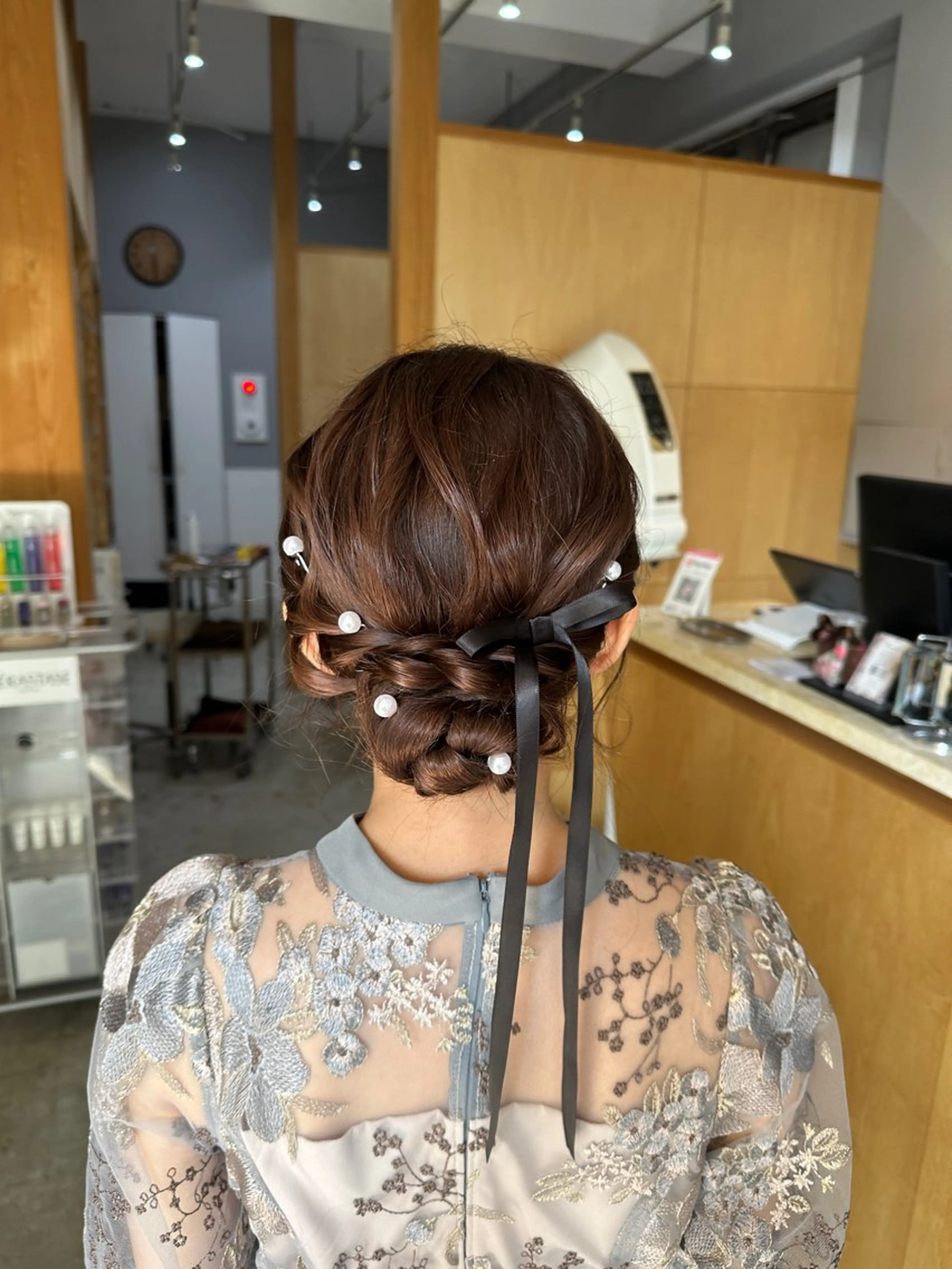 ミディアム ヘアセット miloc MOMOKAのヘアスタイル