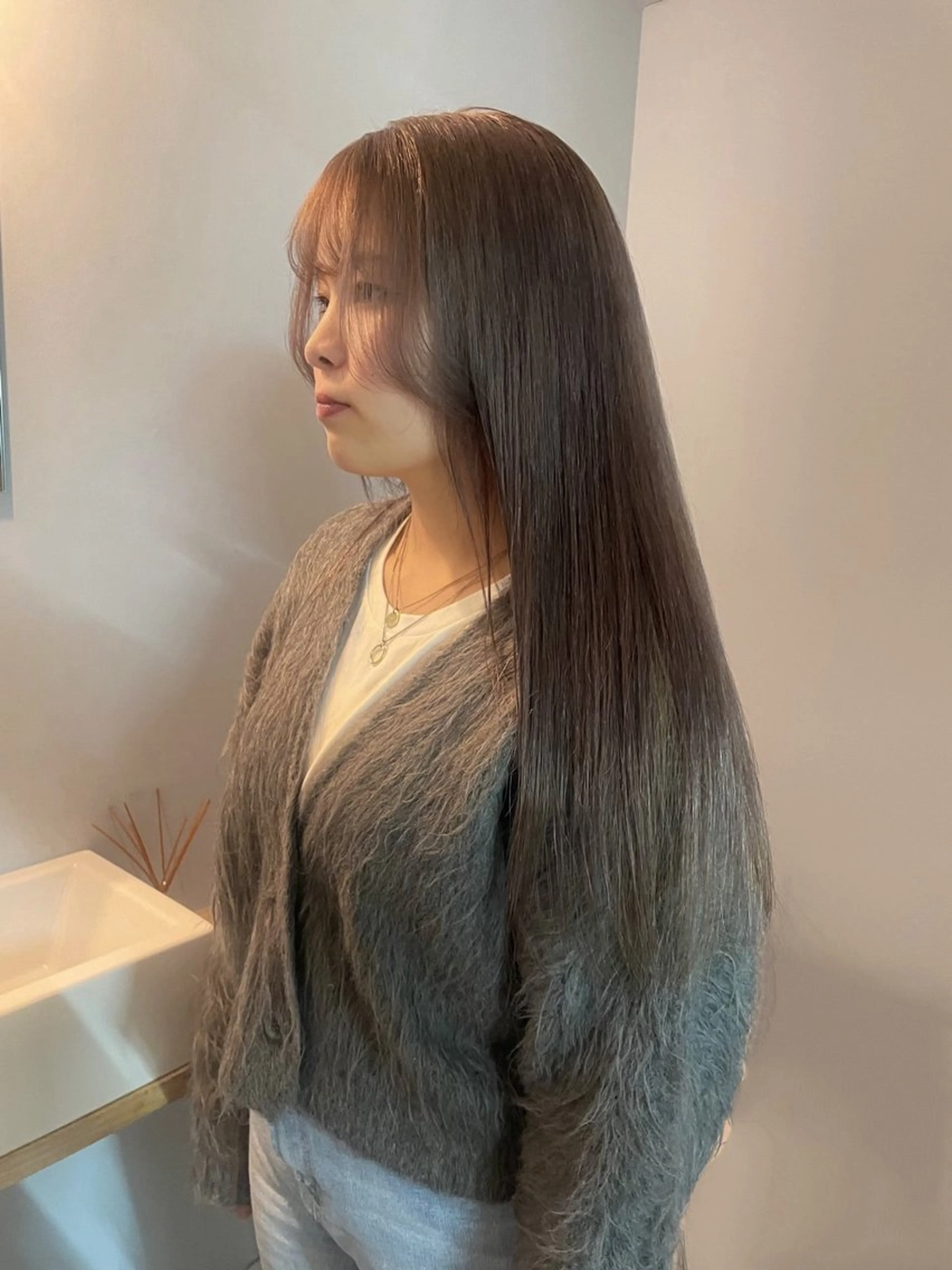 ロング ボブカットモデル/パ ーマ/harunaのヘアスタイル