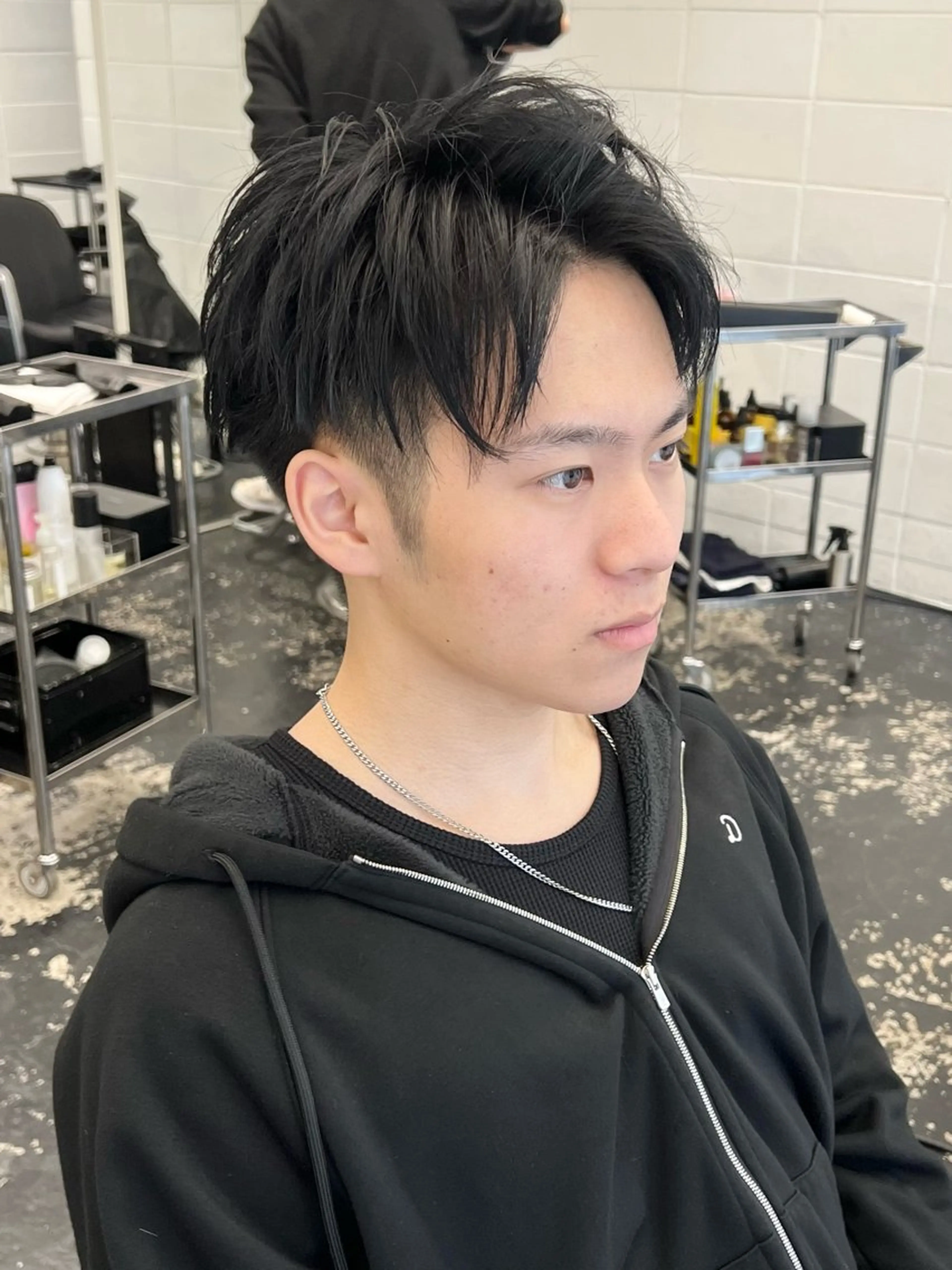 ショート カラー 黒髪 ハイトーンカラー 韓国風ヘア カット ヘアカラー トリートメント HARU//原宿🤍 リピート率NO.1のヘアスタイル