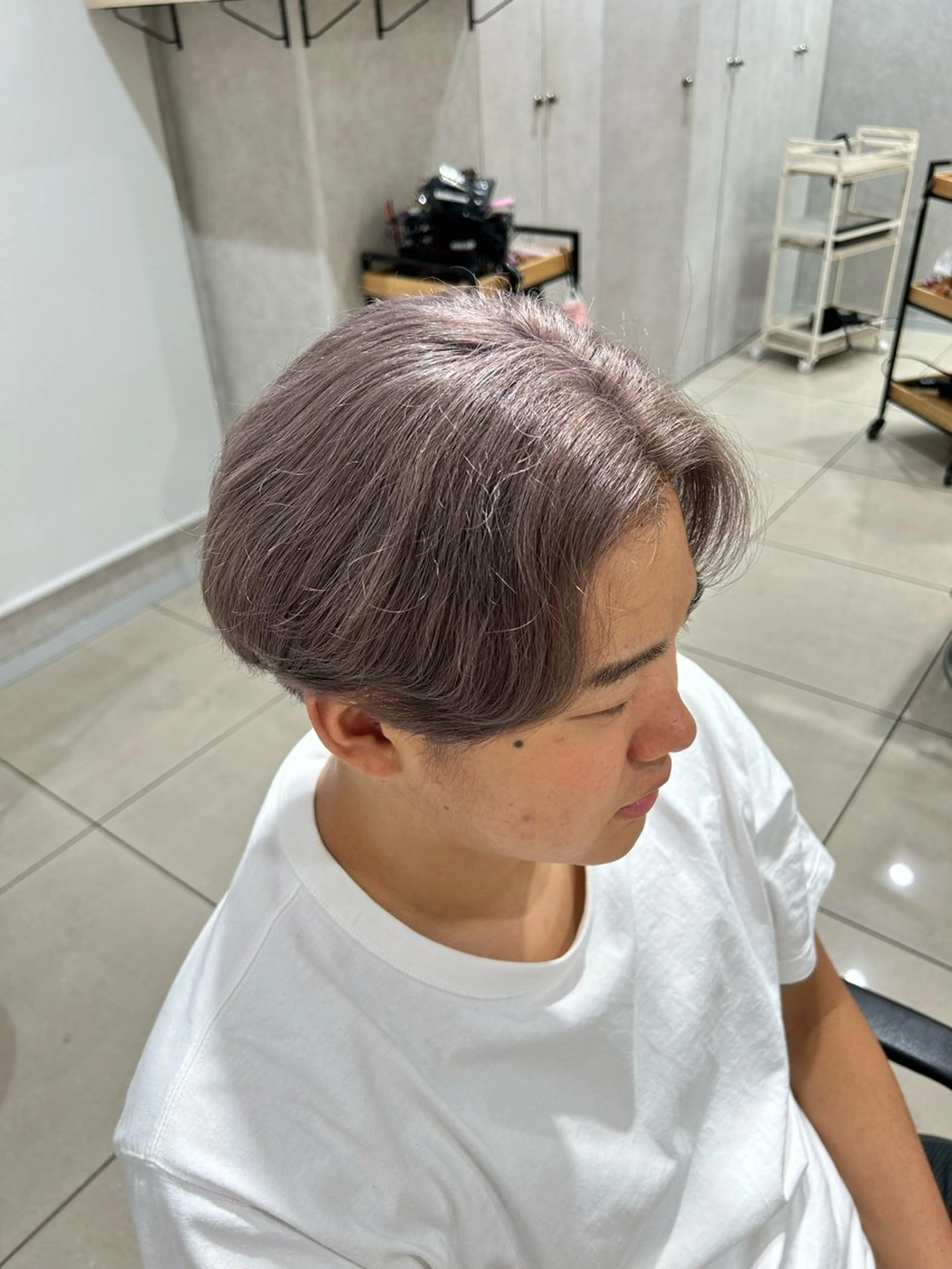 カラー ヘアカラー メンズカラーモデル 募集中 古内嵐史のヘアスタイル