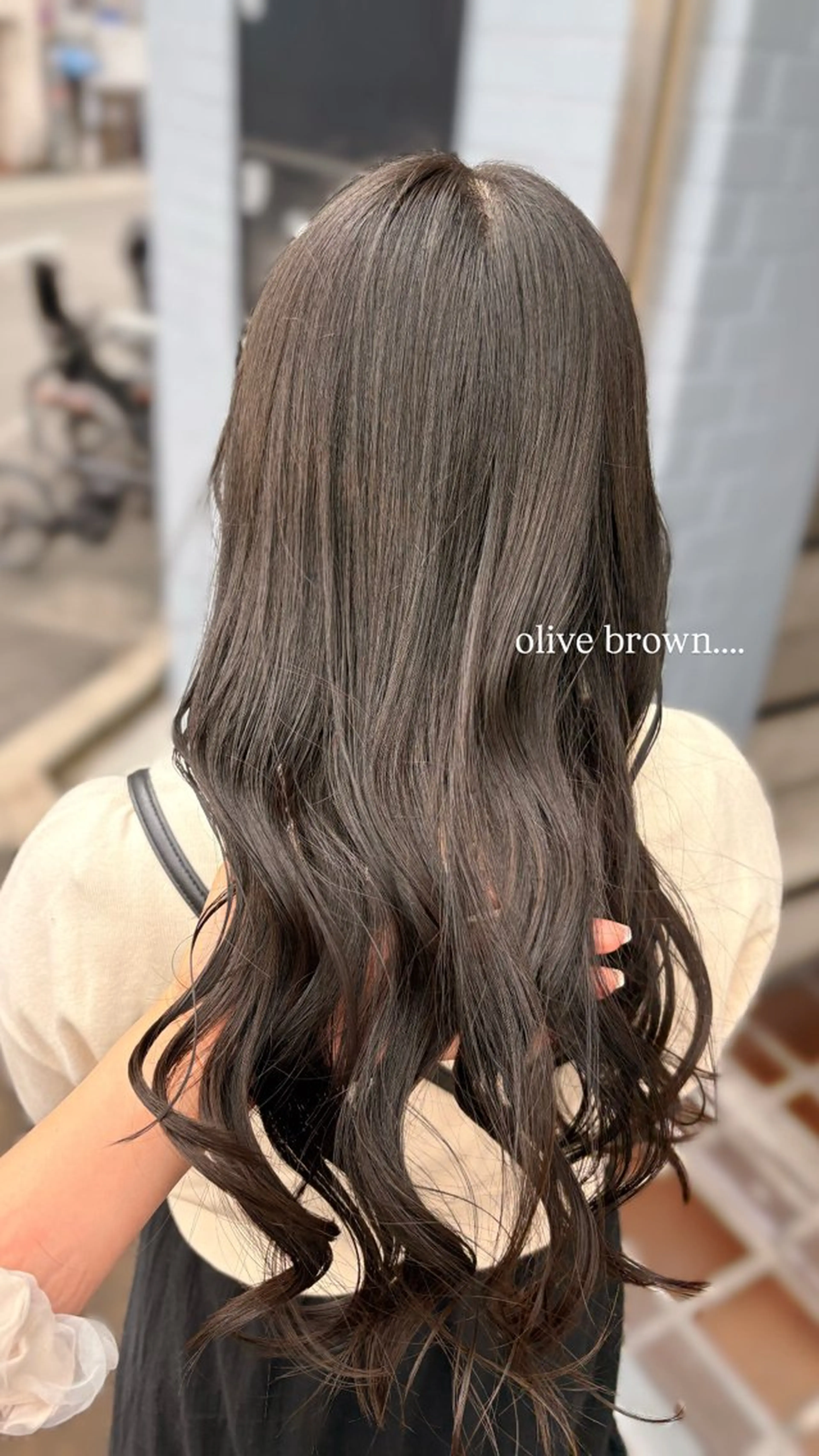 ロング カット ヘアカラー トリートメント 藤倉なつみ /玉造のヘアスタイル