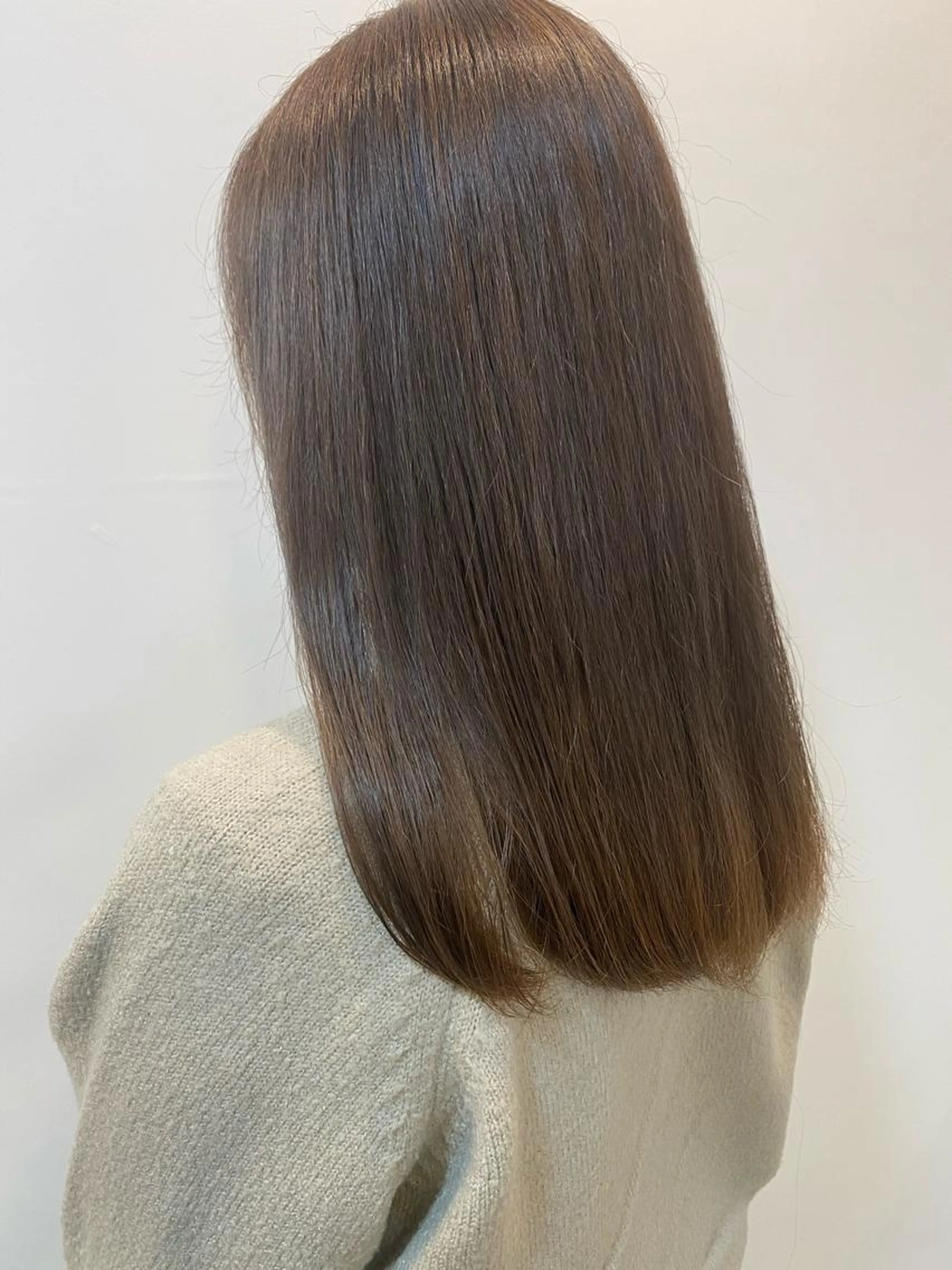 【minimo特別価格】カット+オイルカラー+髪質改善縮毛矯正+3stepトリートメント✂︎の写真