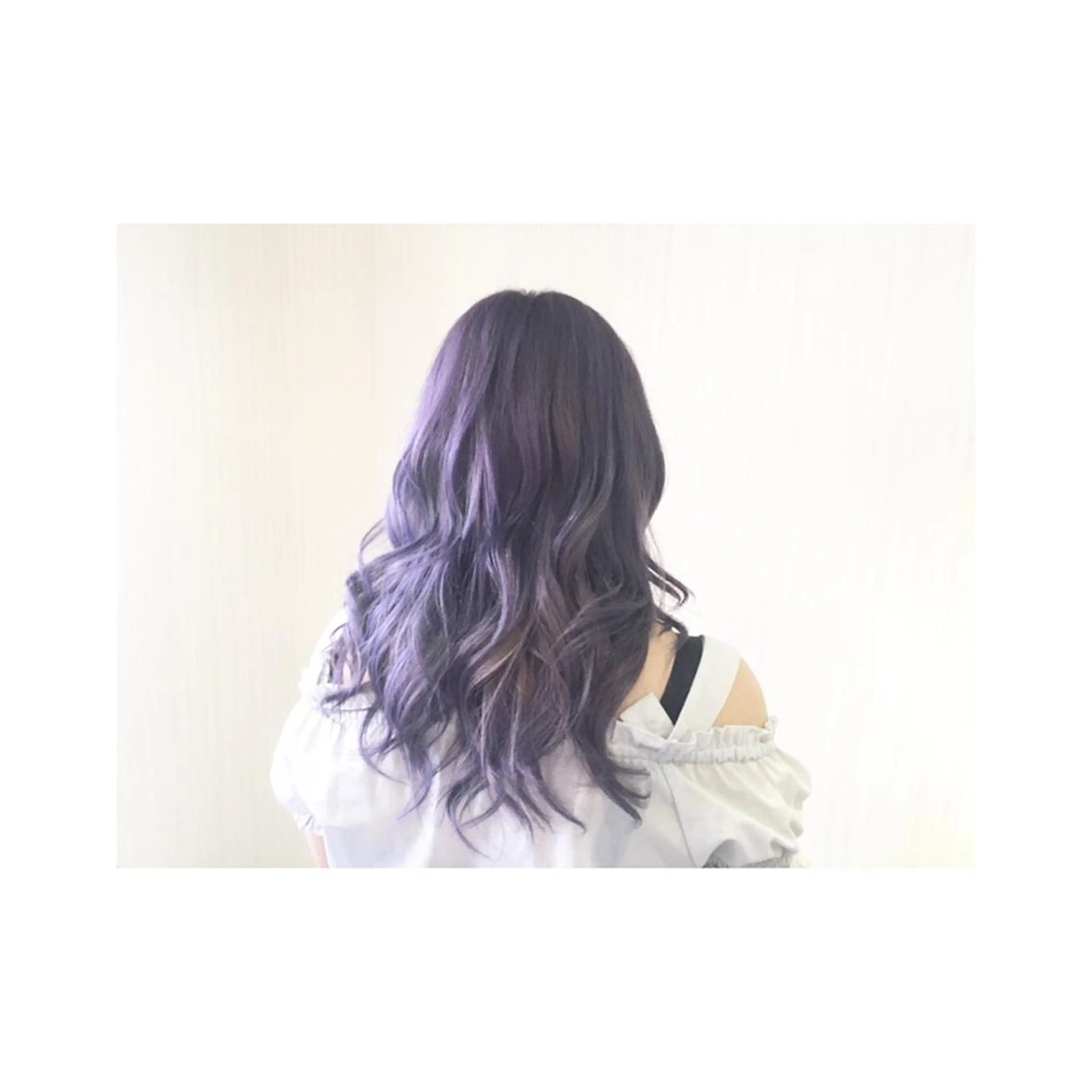 ロング カラー カット ヘアカラー トリートメント 💓シールエクステ ルミエールのヘアスタイル