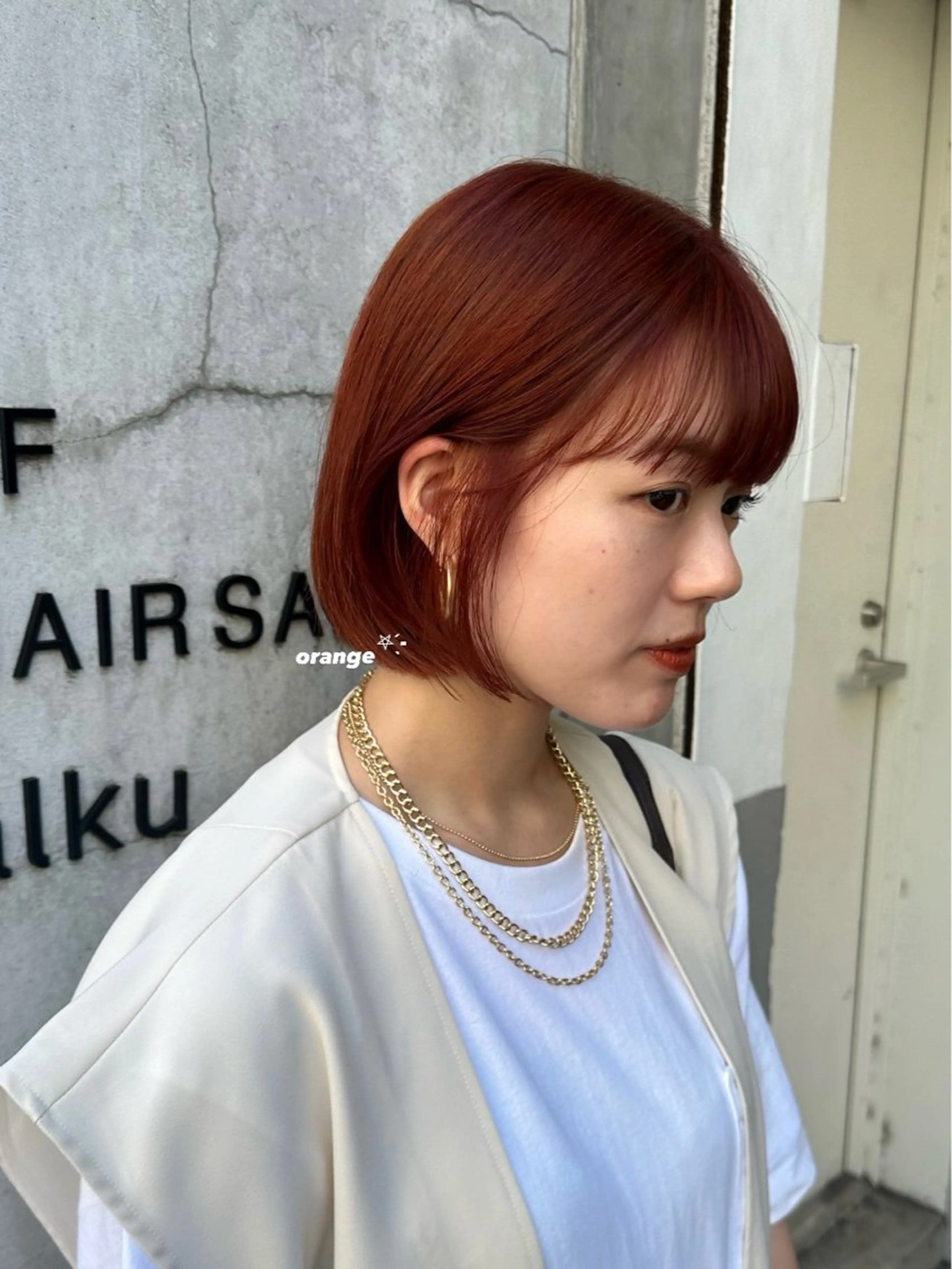 ショート カラー 暖色カラー/レイヤー 🌙 オノユリカのヘアスタイル