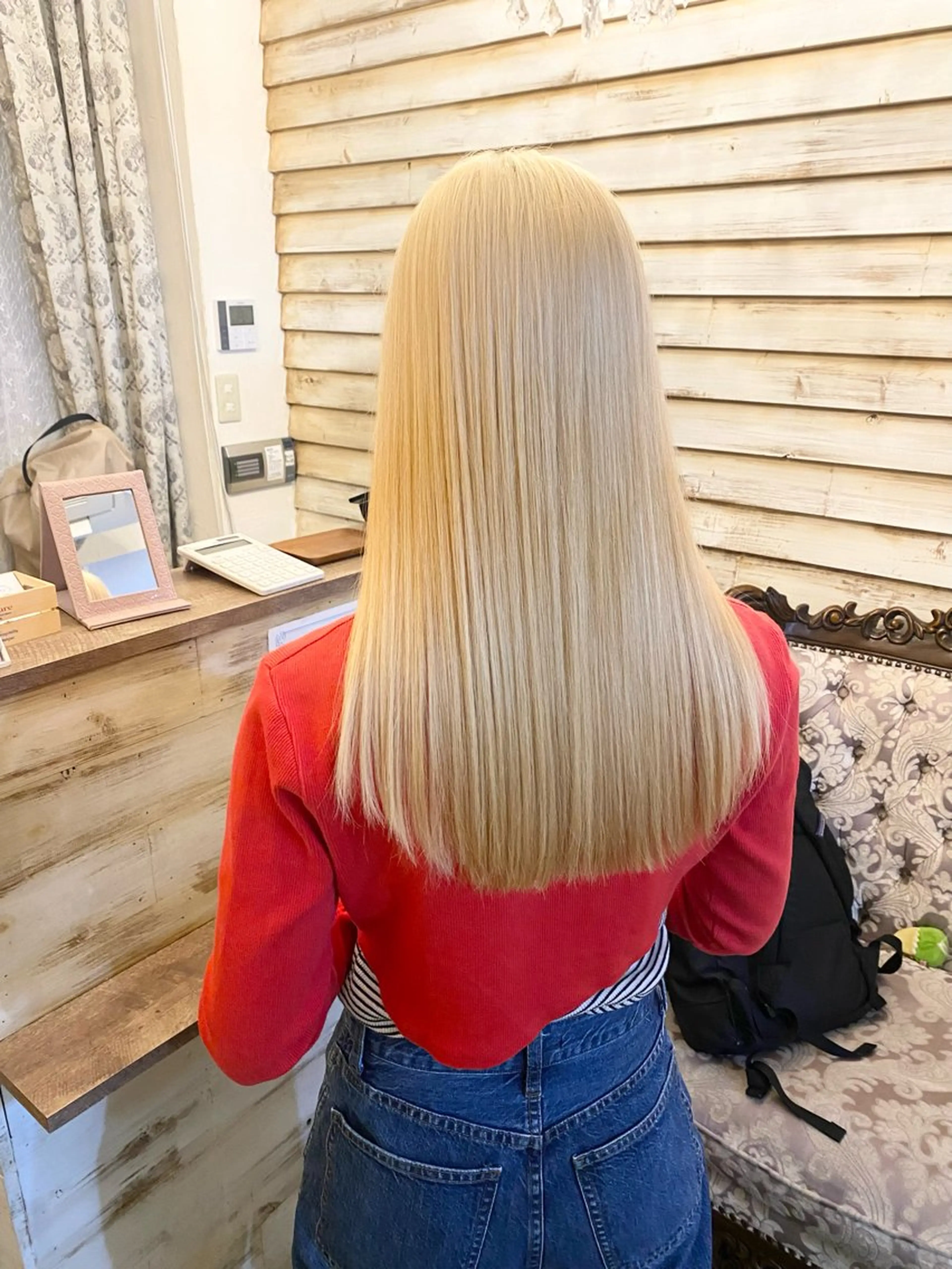 ロング カラー ヘアカラー 店長 奈須 雄紀のヘアスタイル