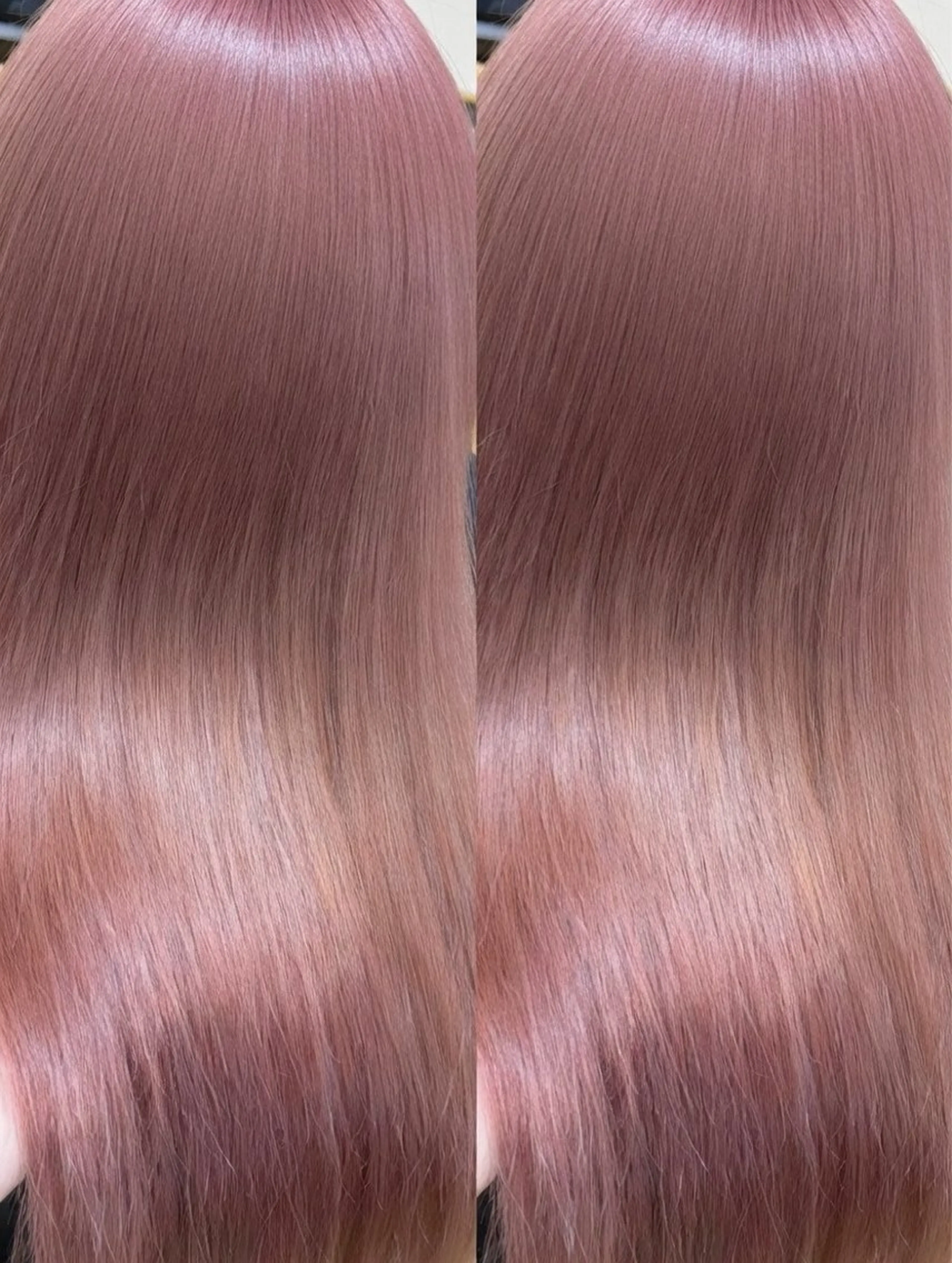 ロング カラー ヘアカラー トリートメント 👑髪質改善wカラー /ハイトーン/アユカのヘアスタイル