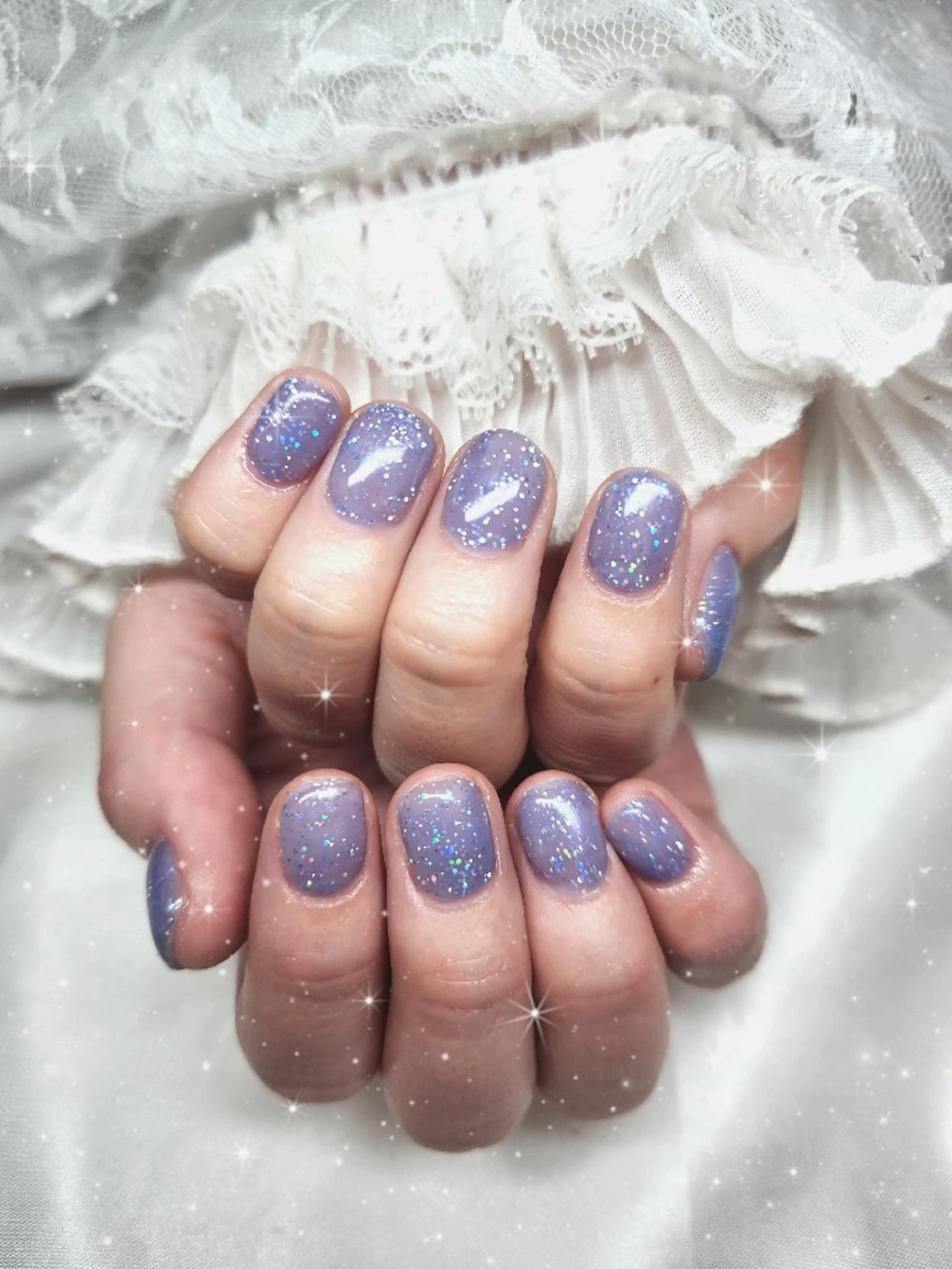ネイル グラデーション キラキラネイル 韓国ネイル ラメ(グリッター) ラメグラデーション nailsalon sissy所属・sissy hatsuneのネイルデザイン