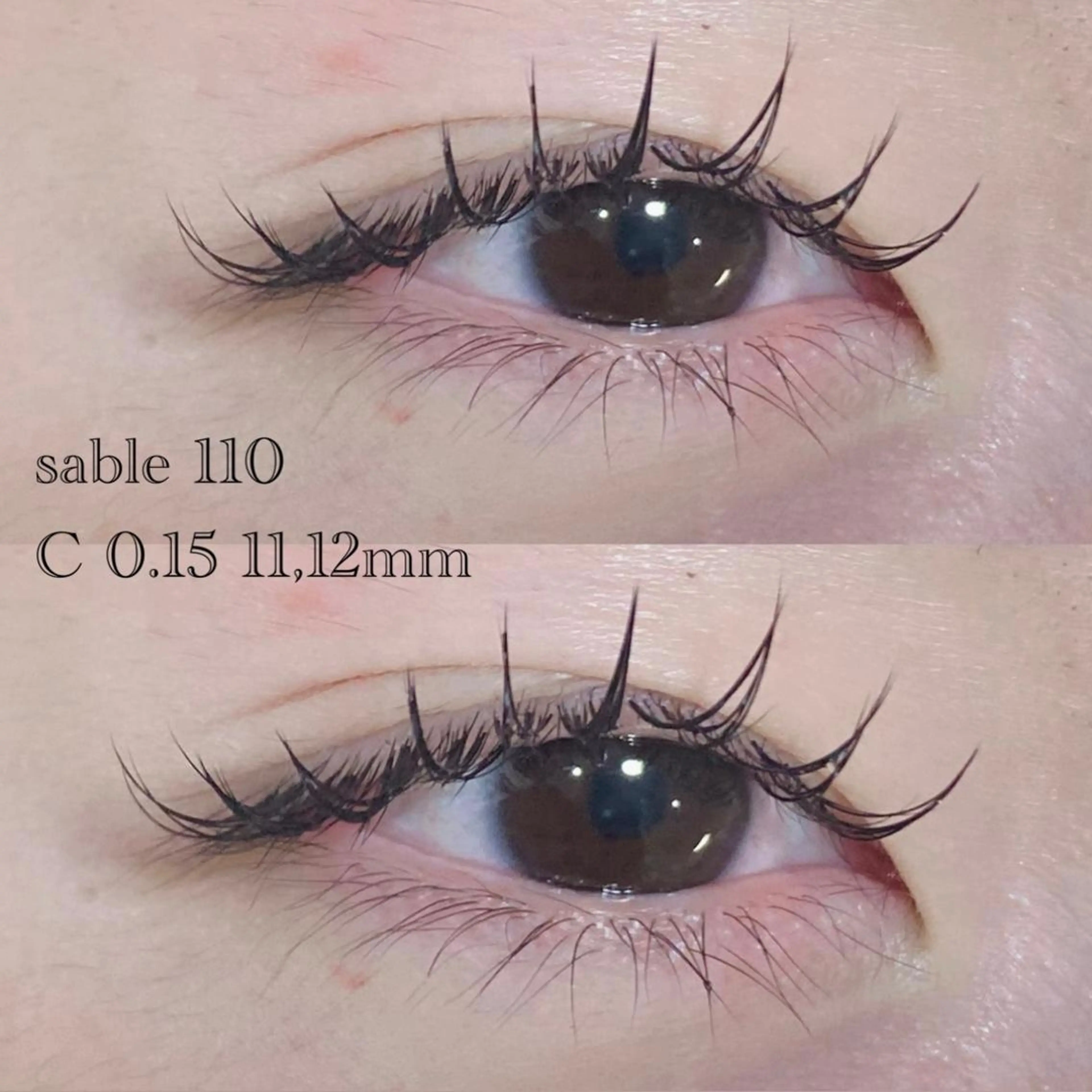 マツエク・マツパ Cカール セーブル OLIVIA 郷家 ♡のマツエク・マツパデザイン