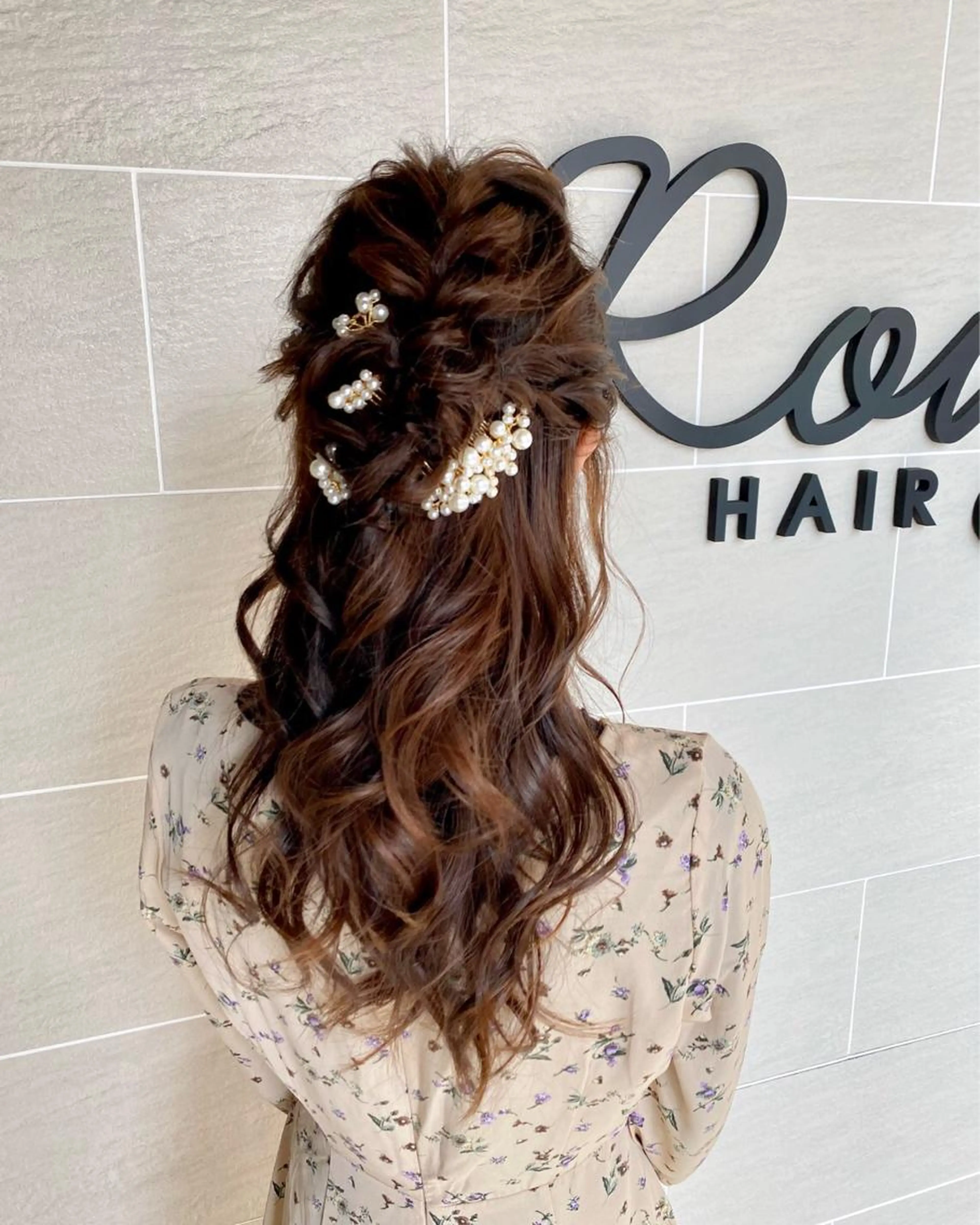 ヘアセットの写真