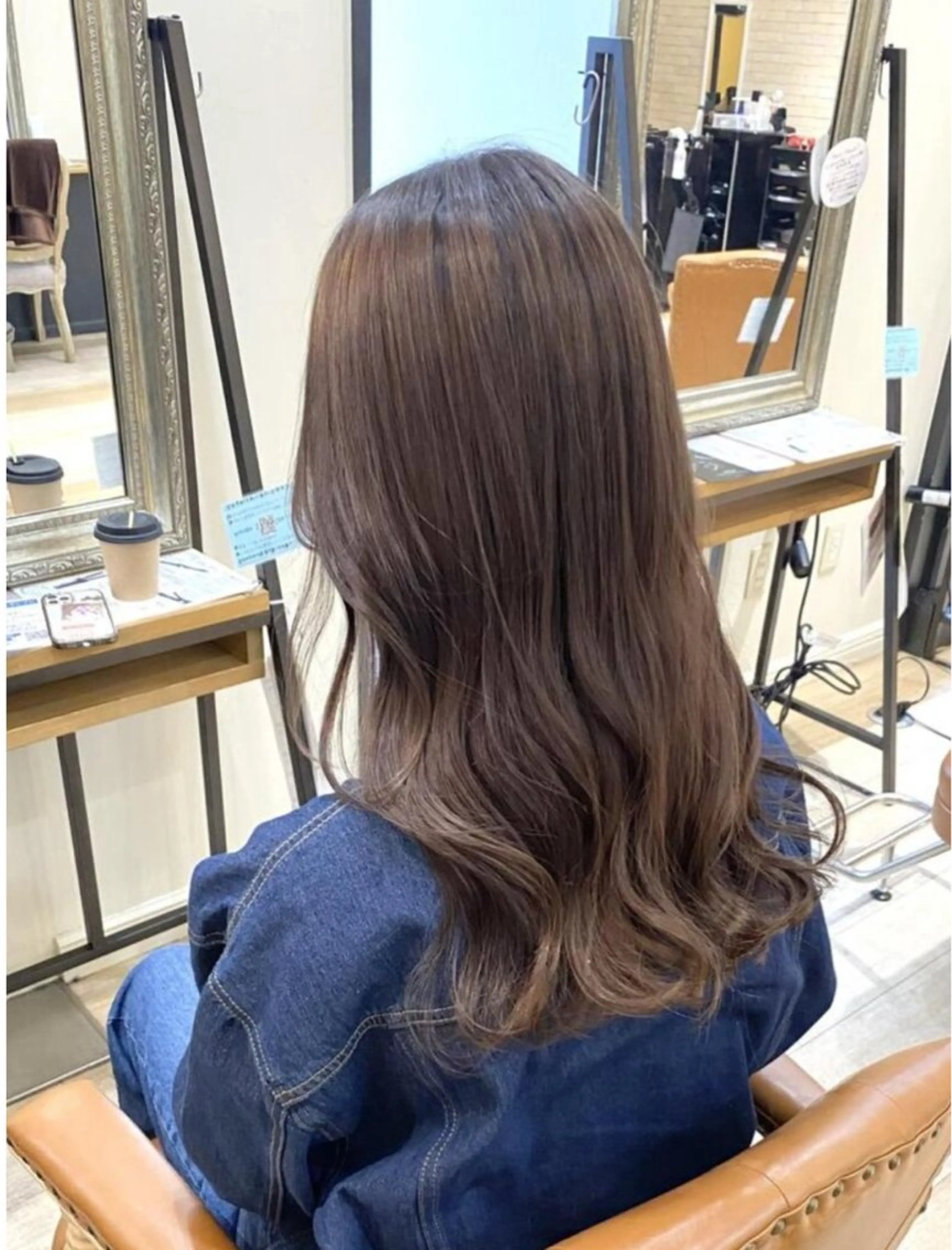 ブリーチなしWcolor🥣+美潤トリートメント🫧の写真