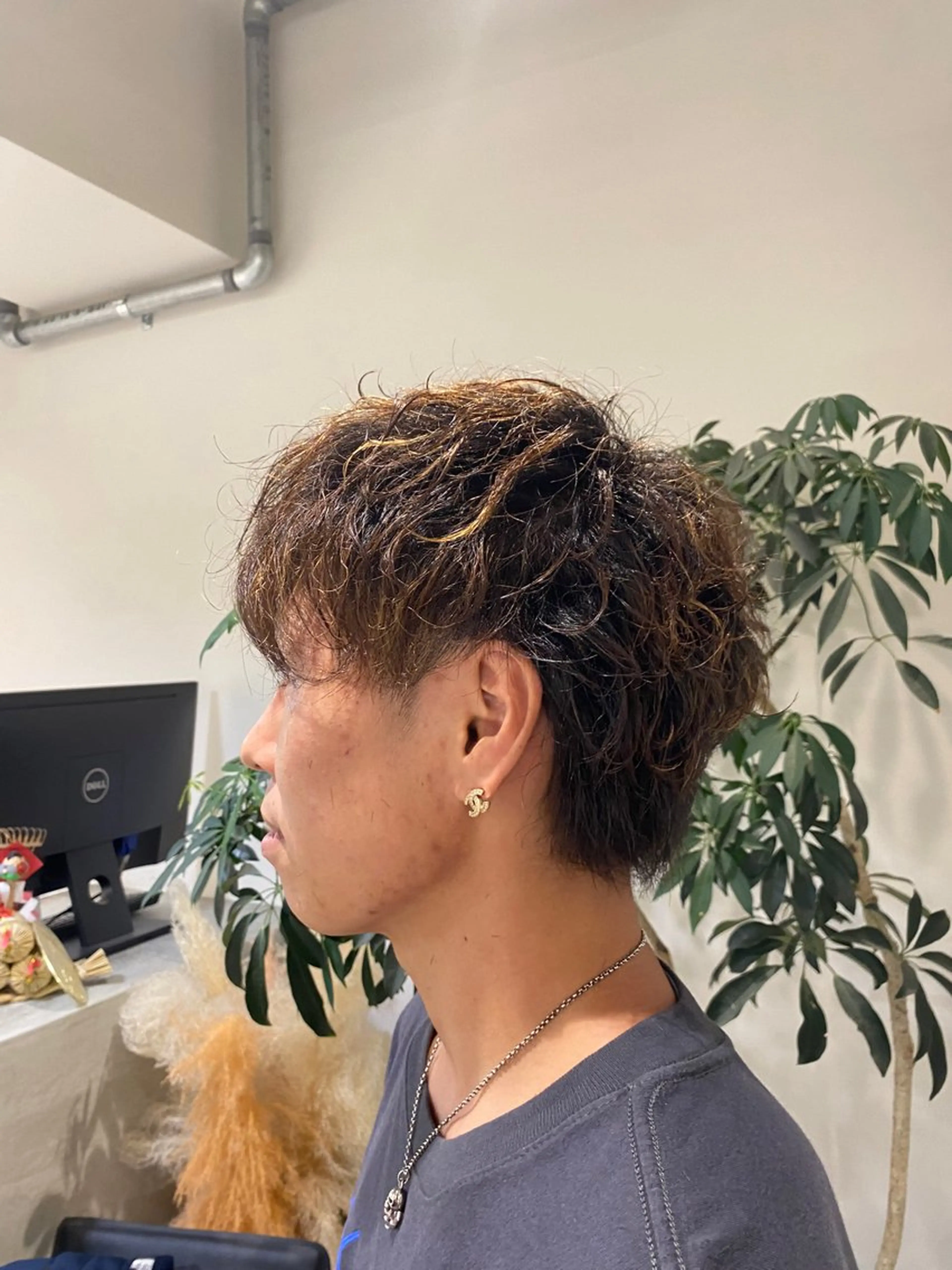 ショート カット パーマ 西岡 あつみ/ 堀江美容室のヘアスタイル