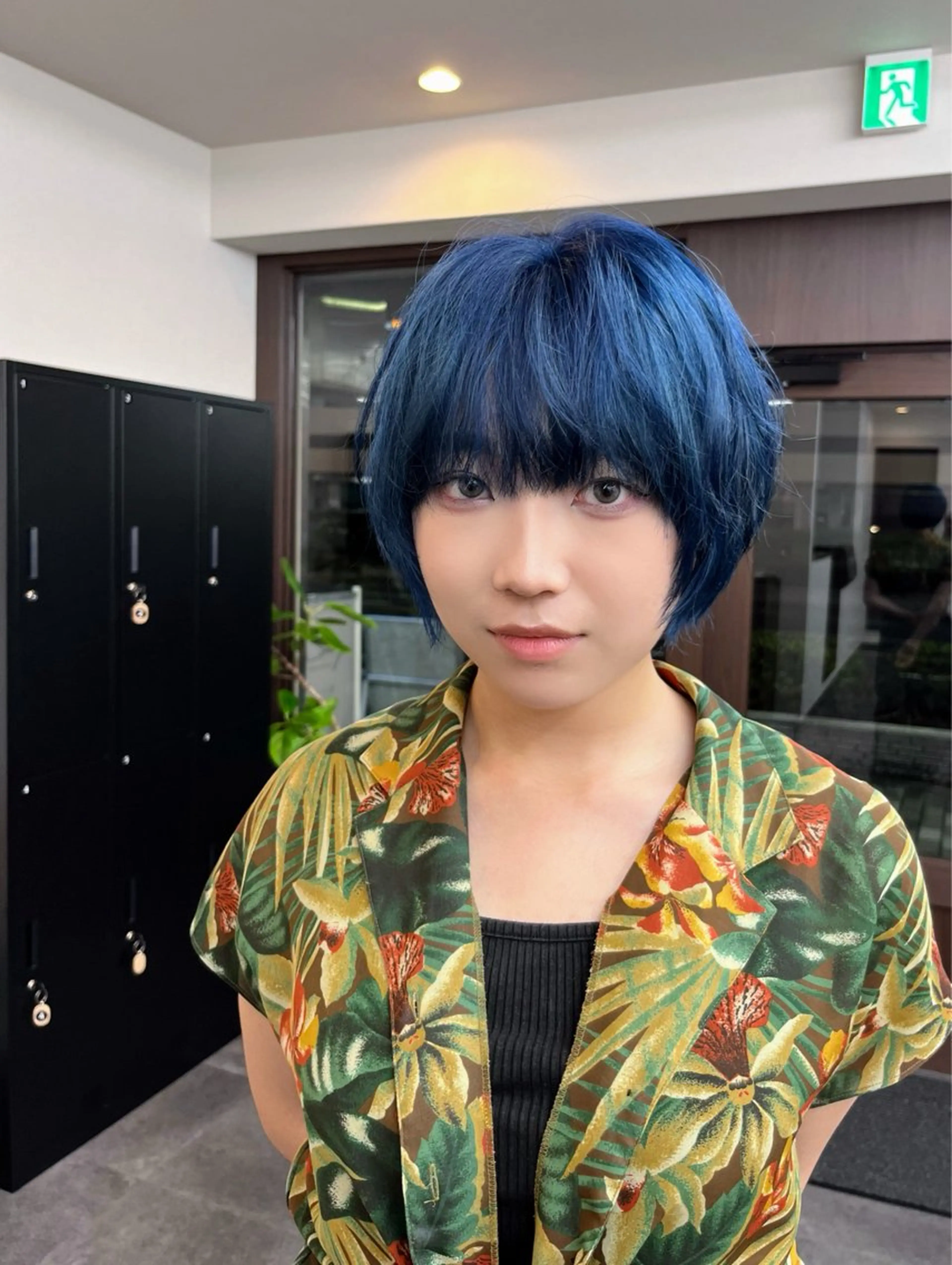 ショート ヘアカラー トリートメント enn.bleach by t.a.g所属・SHUNTA /ブリーチ/レイヤーのヘアスタイル