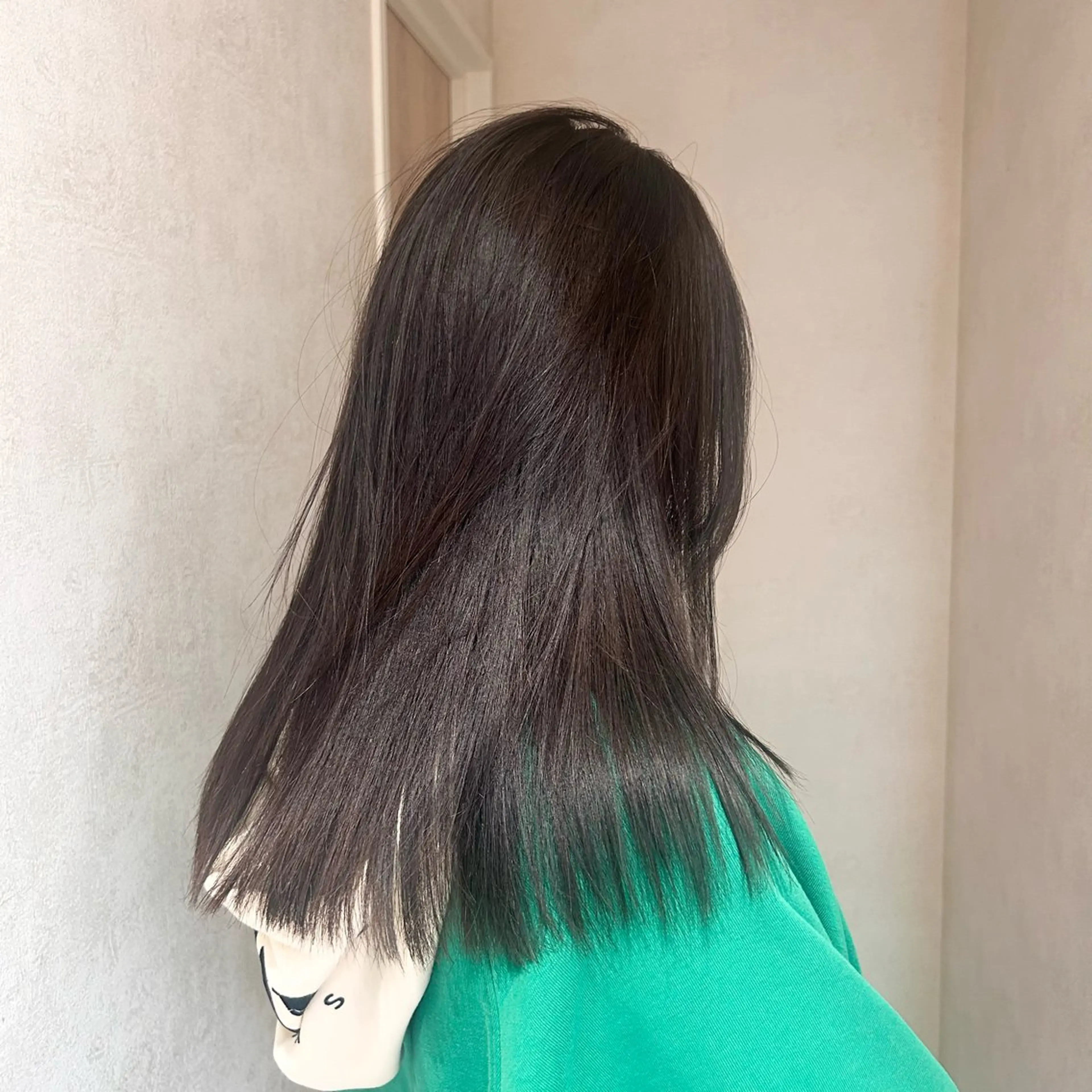 セミロング ヘアカラー トリートメント ベージュ/艶カラー 藤沢/Yuka🍃のヘアスタイル