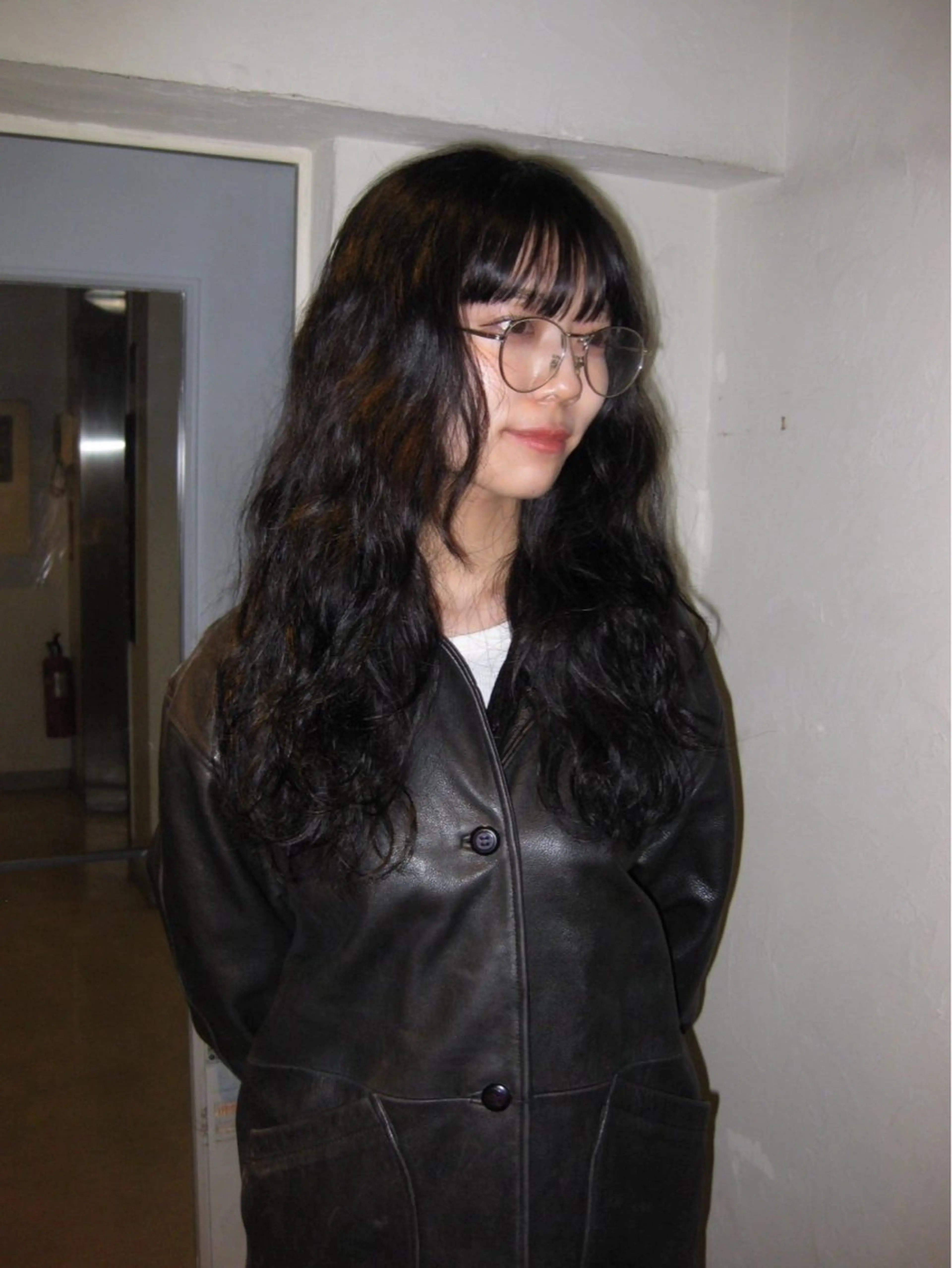 セミロング カラー パーマ セミロングパーマ 今井 香奈恵のヘアスタイル