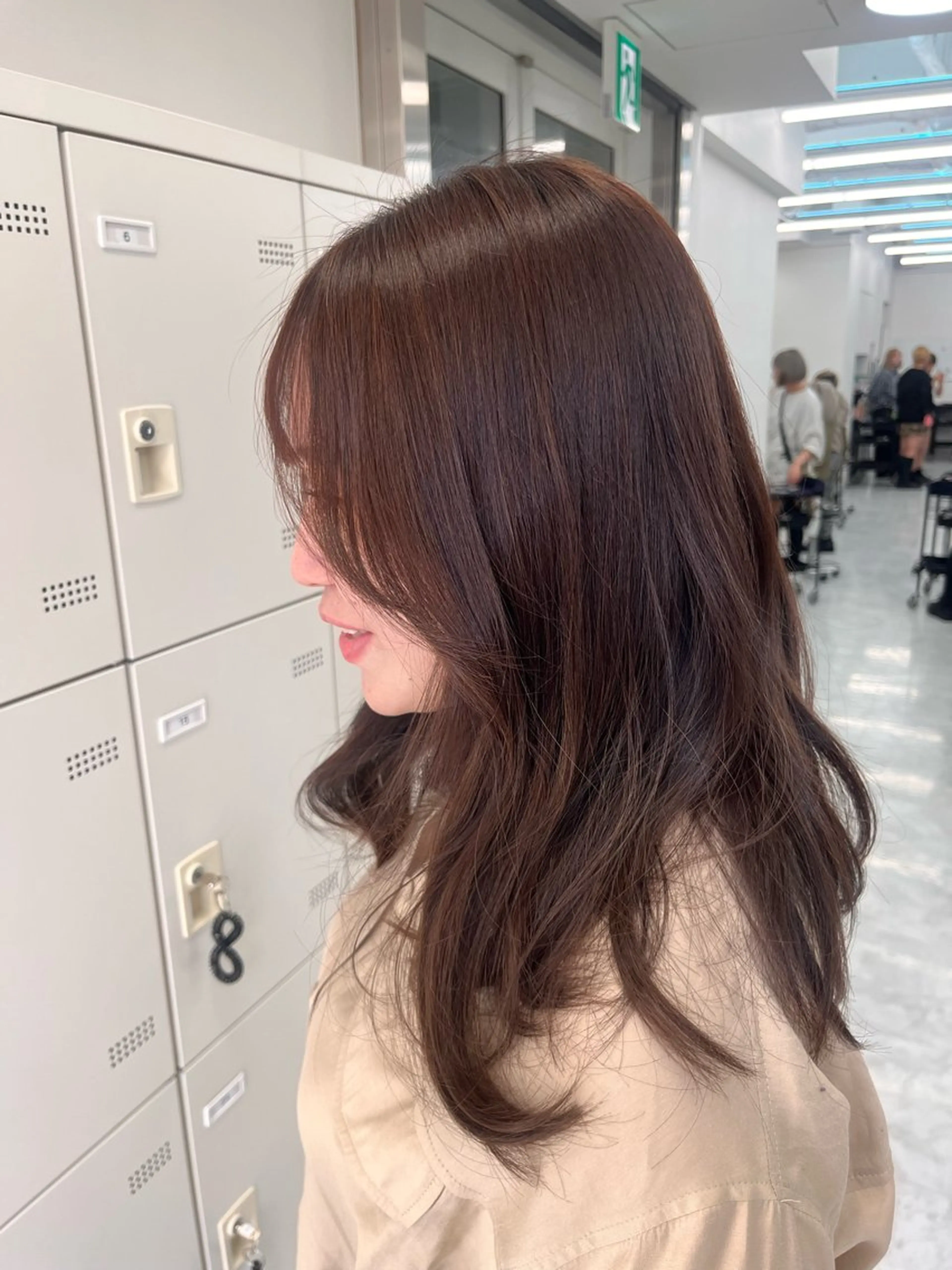 セミロング ♡ナチュラルガーリー ♡ベージュ♡RINAのヘアスタイル