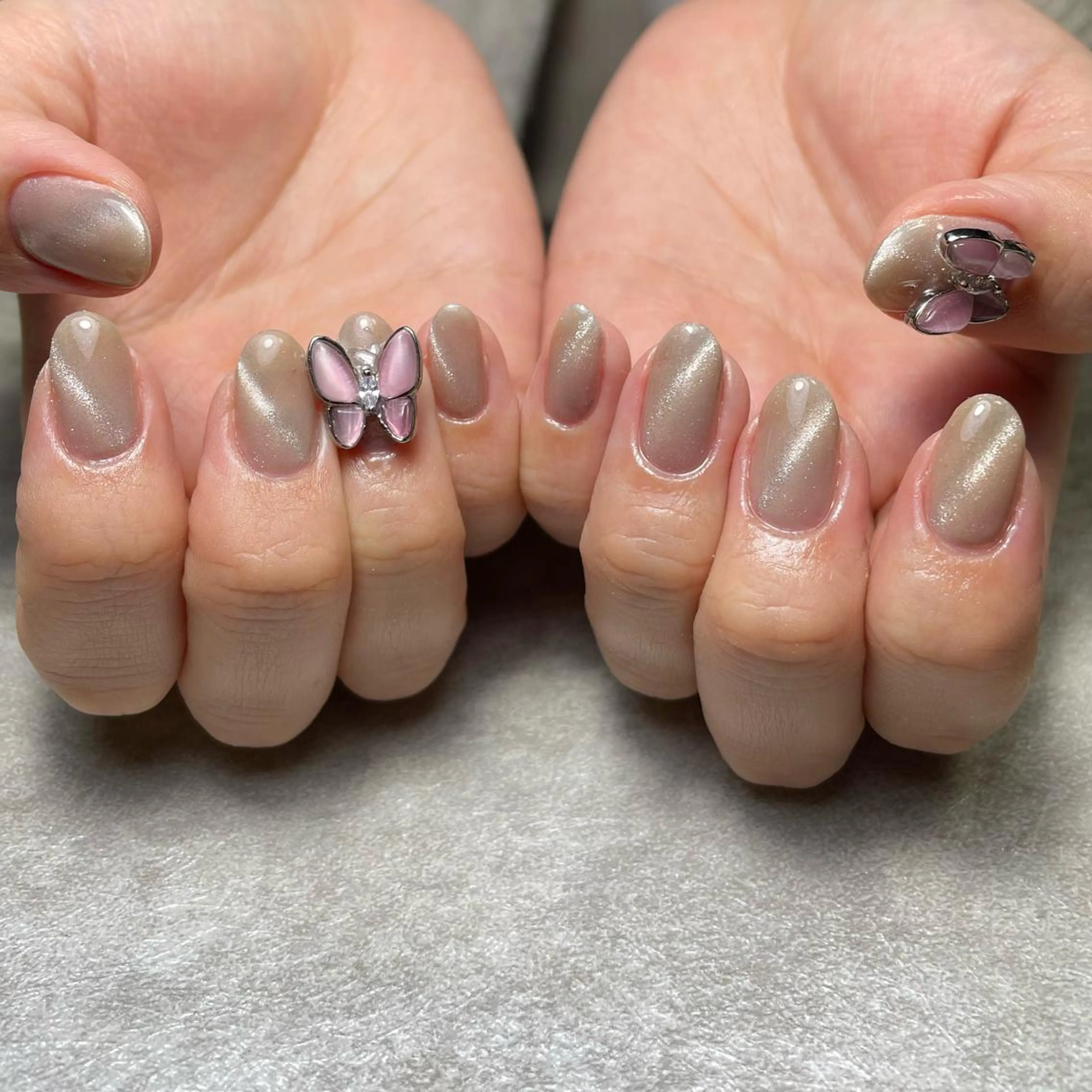 ネイル マグネットネイル ハンドネイル arc nail salon所属・arc nail KARINのネイルデザイン