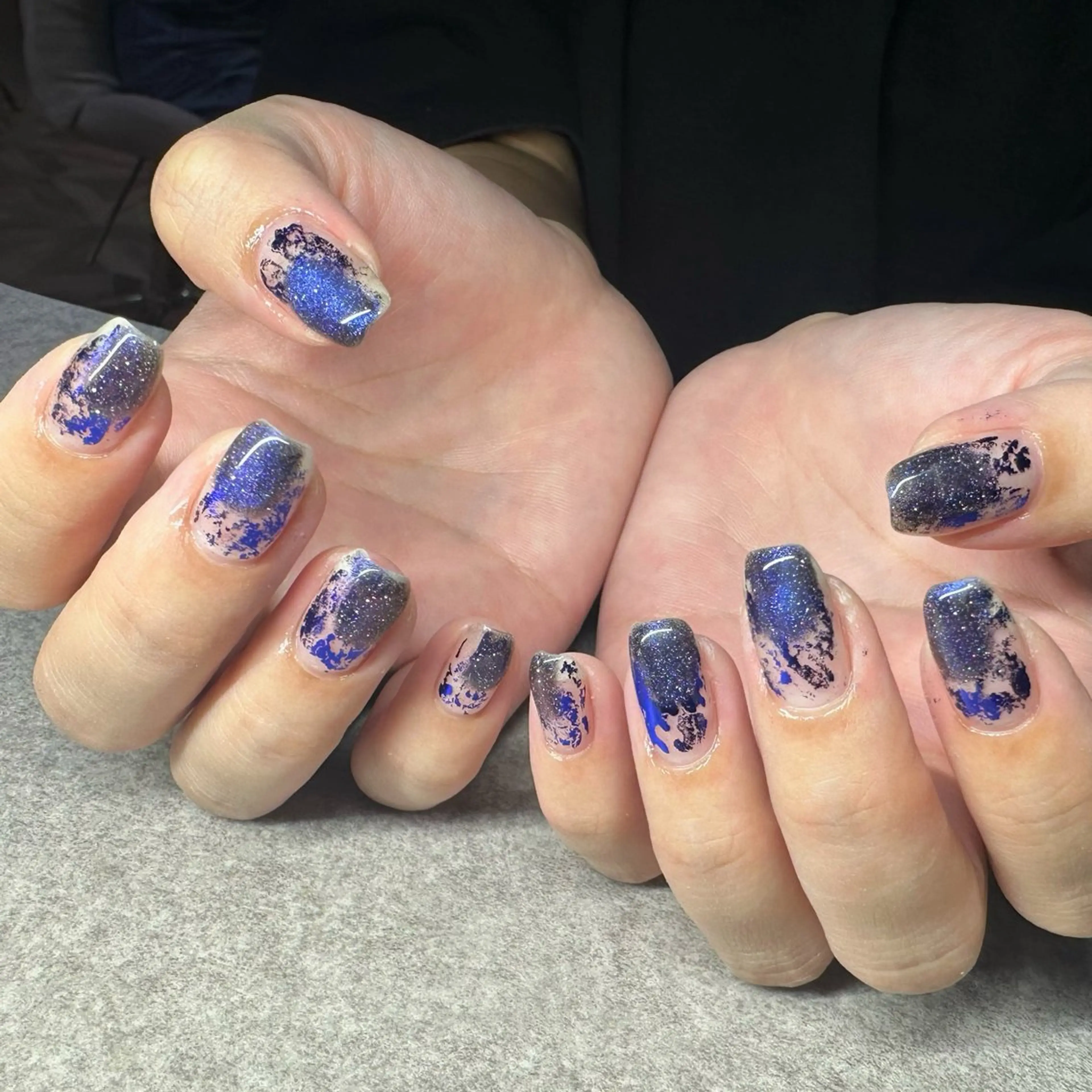 ネイル ショートネイル ハンドネイル elu船橋 SAKURAのネイルデザイン