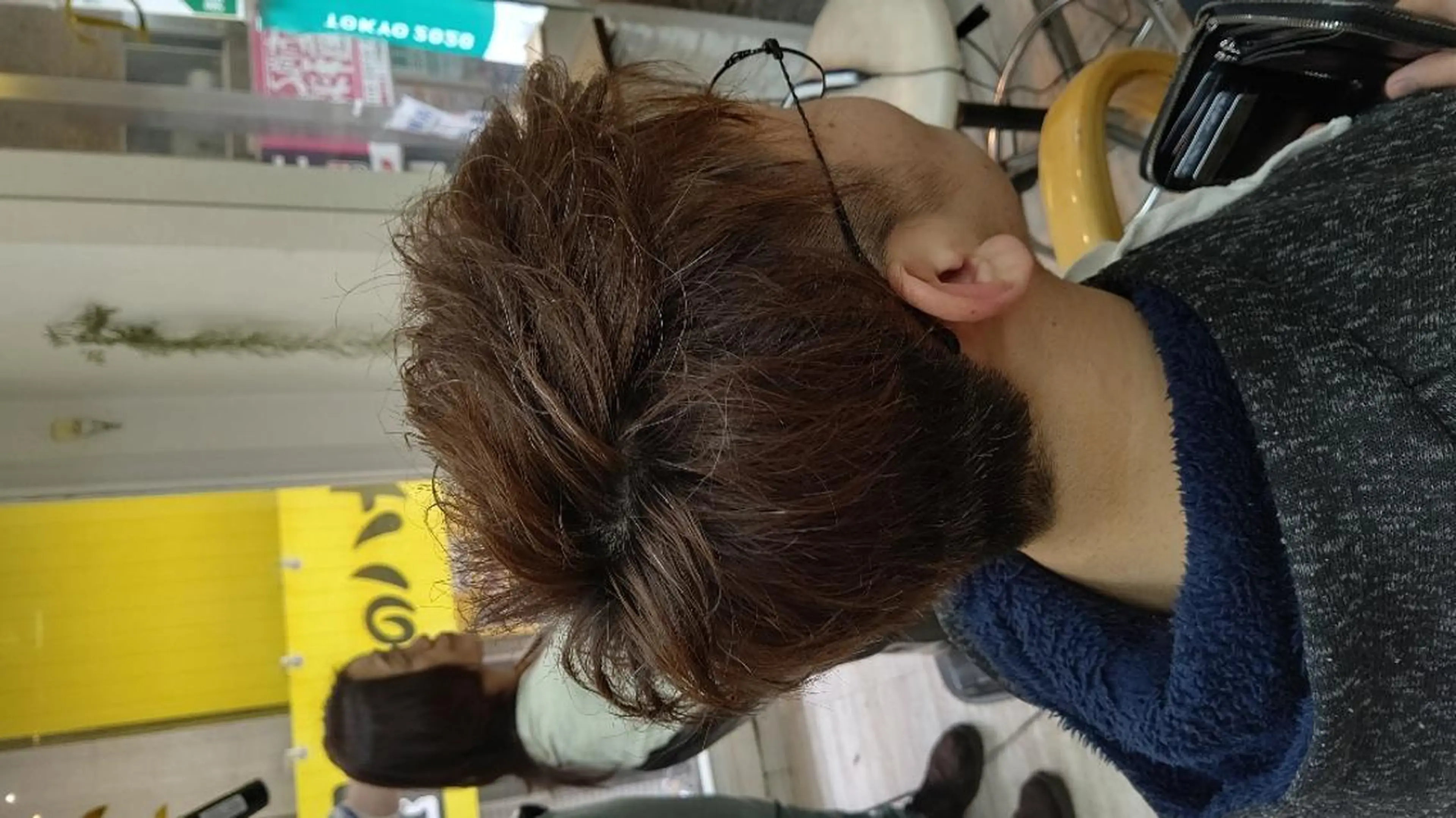 ショート カラー アッシュ ブリーチ ブリーチなしカラー Uketoru所属・Uketoru 横田健のヘアスタイル