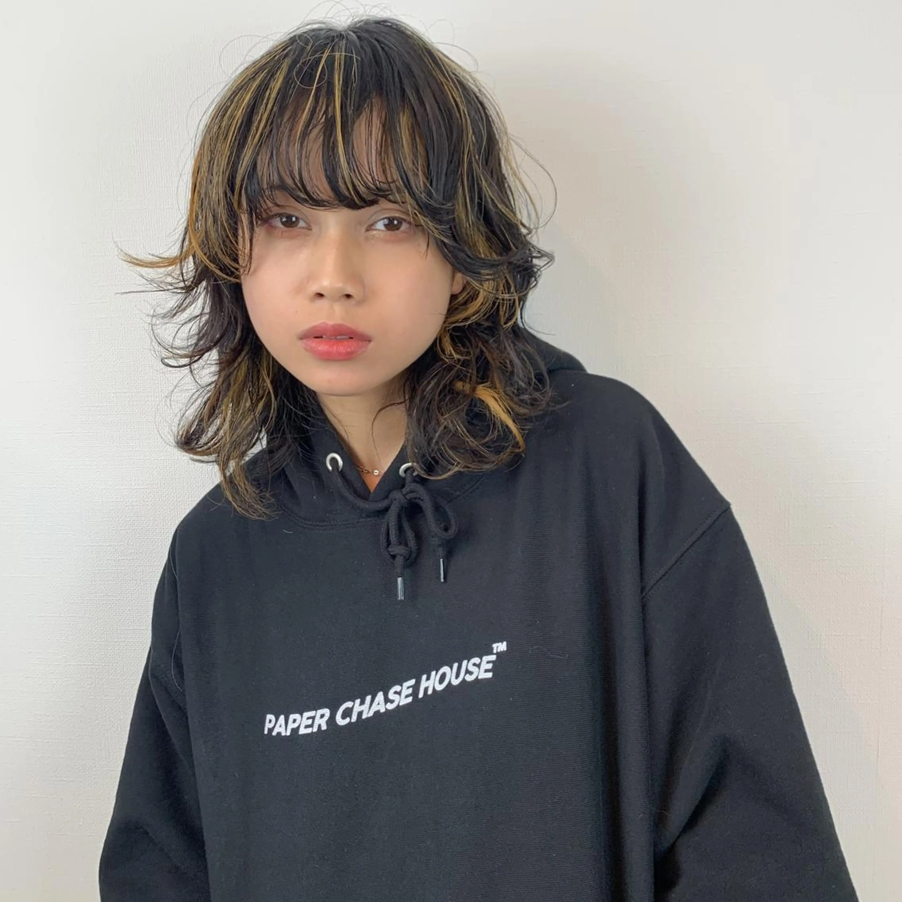 ミディアム カット ヘアカラー 一ノ瀬 暁のヘアスタイル