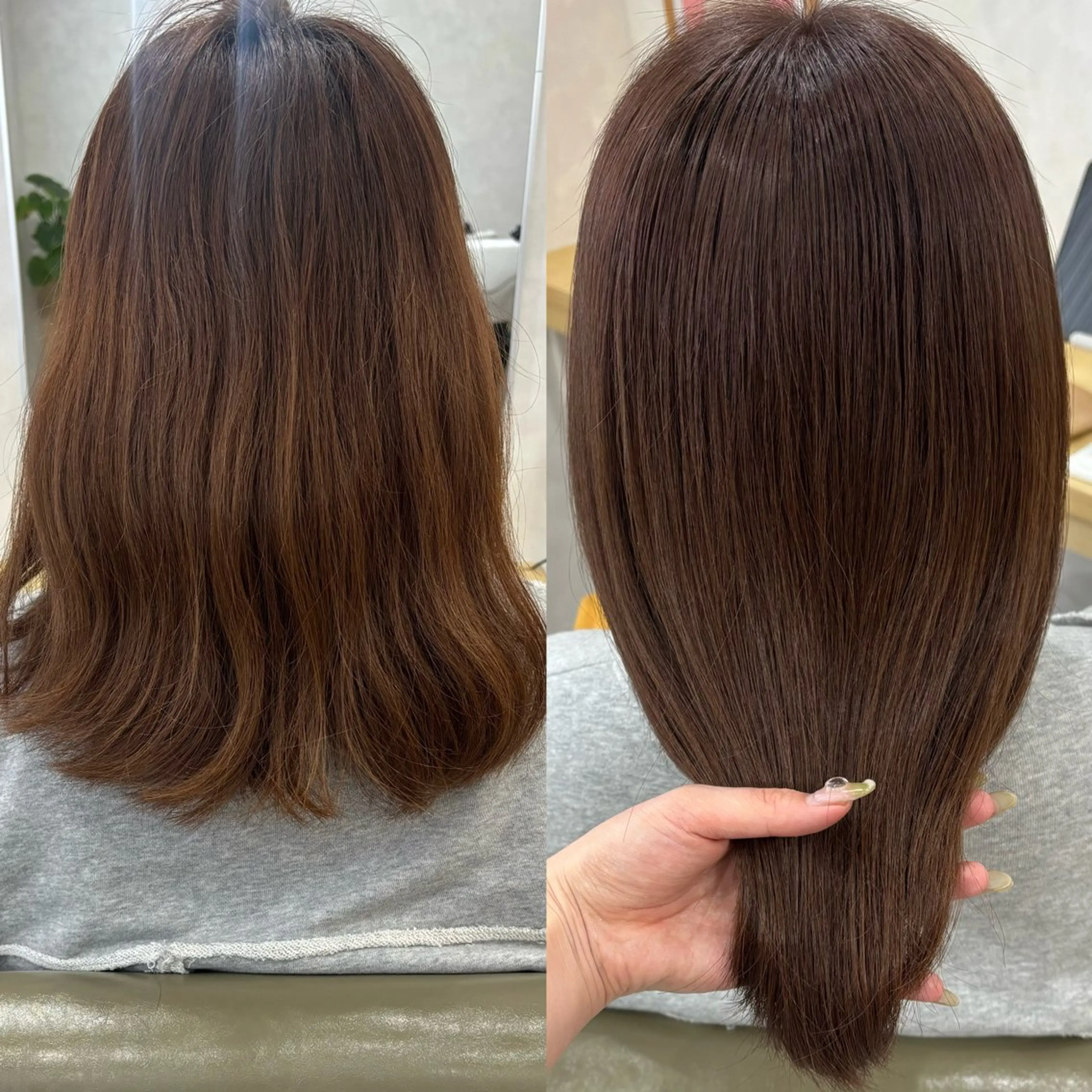 セミロング 似合わせボブカット/ 髪質改善/細川実知香のヘアスタイル