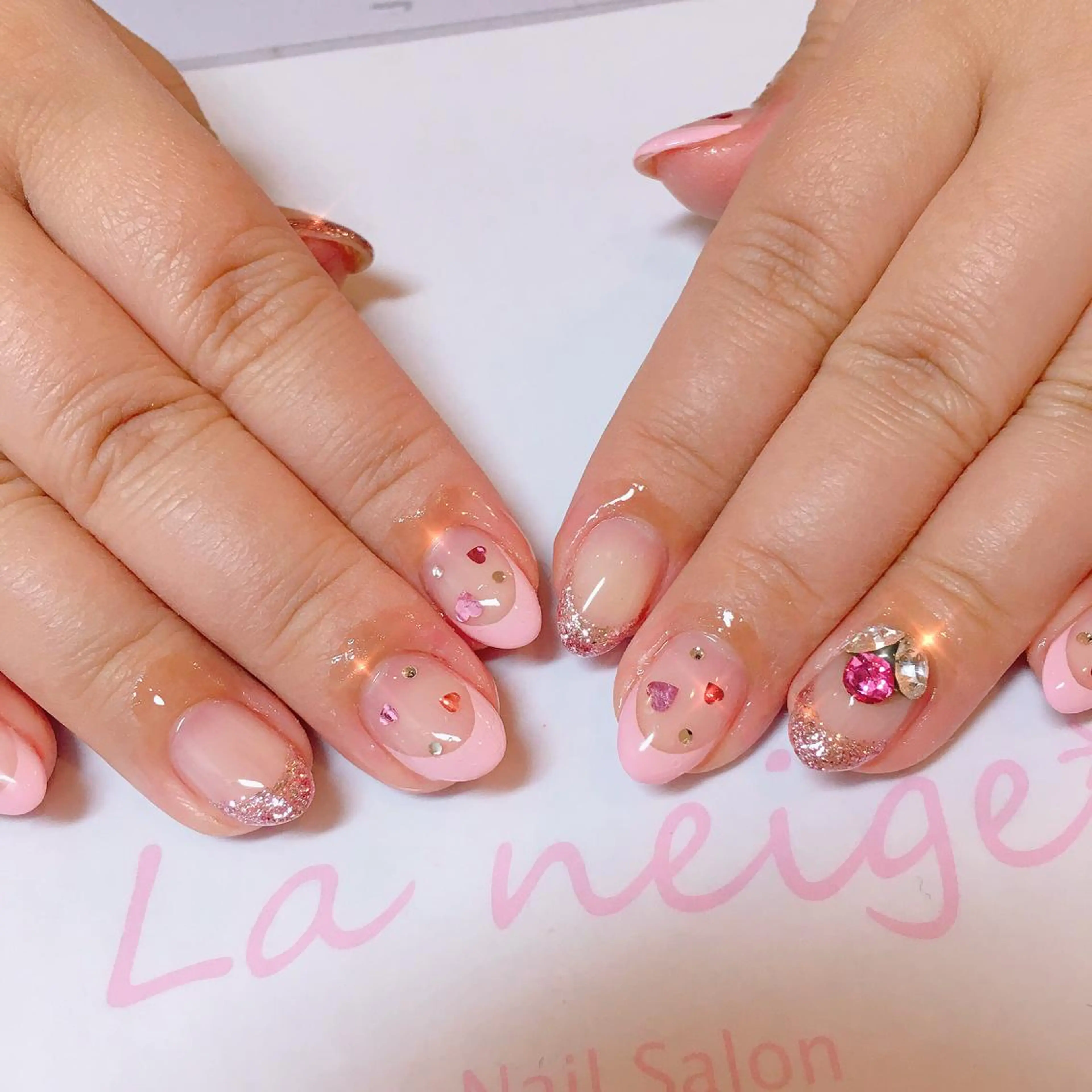 ネイル La neige* yuki 🥯🍑のネイルデザイン