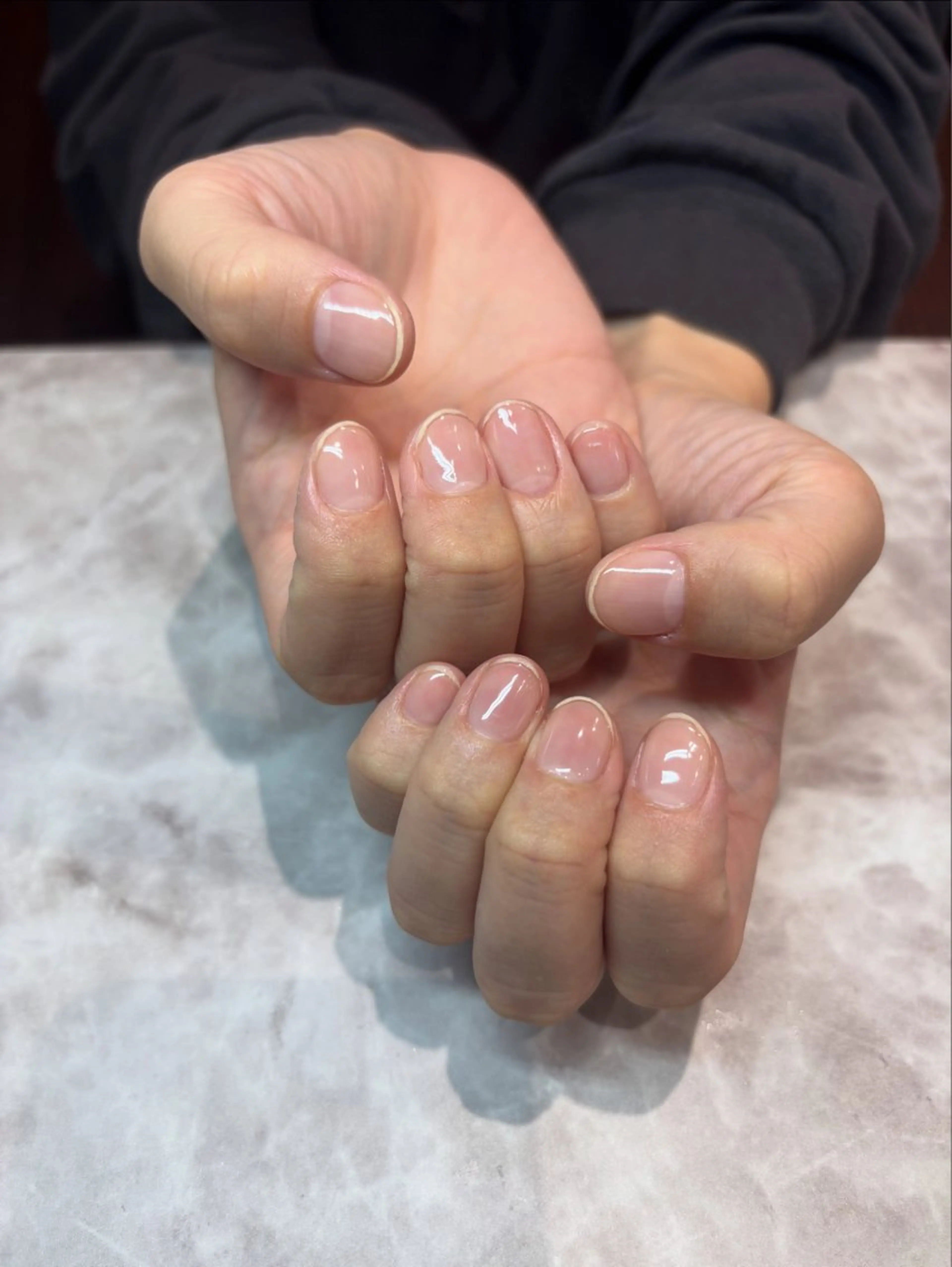 【付け替えなし】✨クリアネイル✨の写真