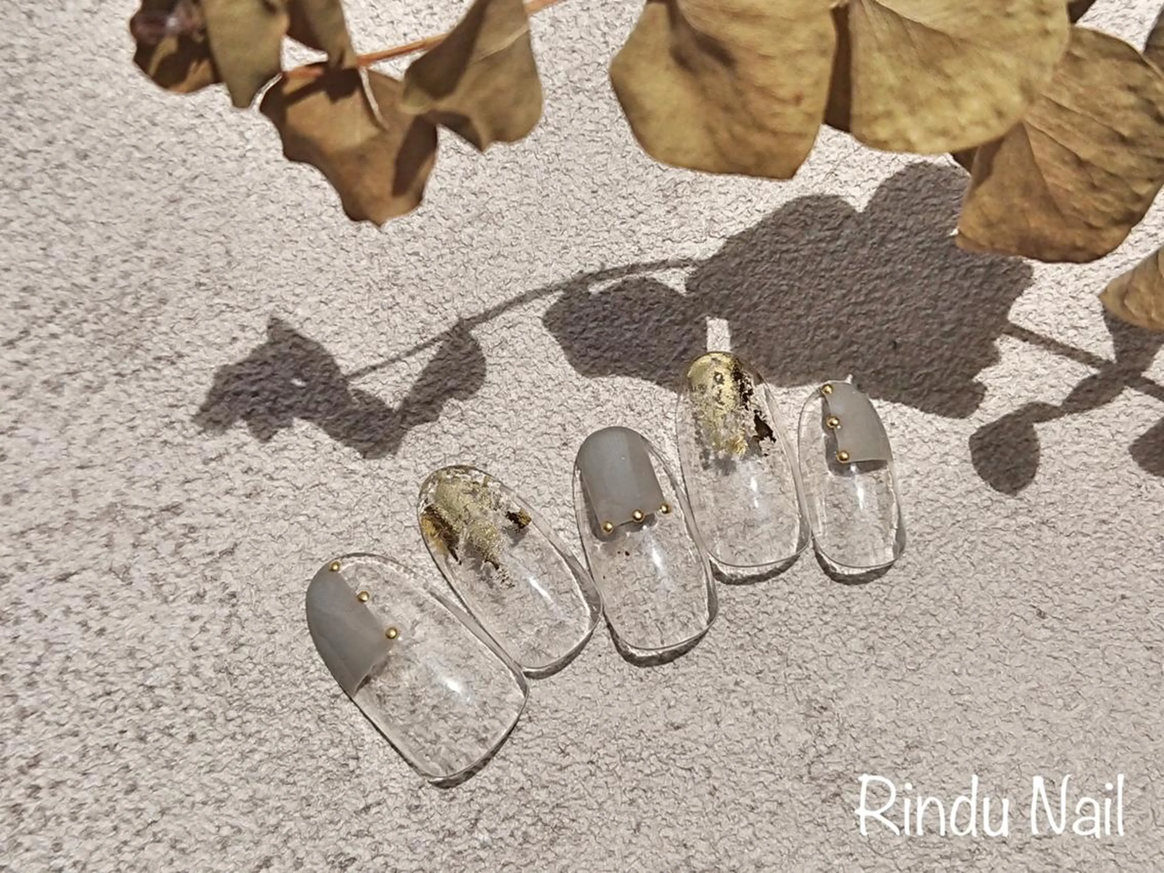 ネイル クリアネイル Rindu Nail 名駅miniのネイルデザイン