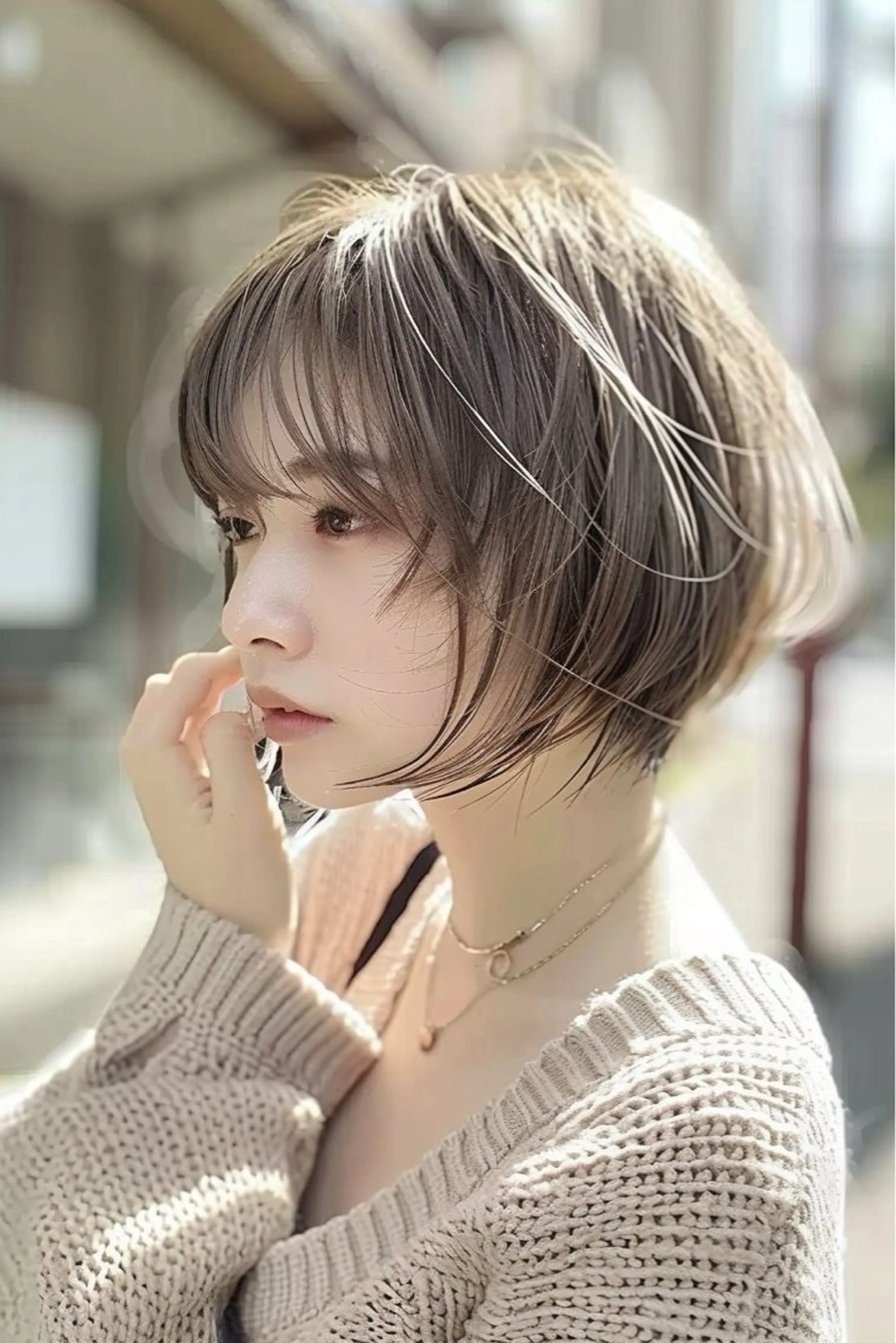 ショート カラー 学割クーポンあり/ 透け感カラーYUTOのヘアスタイル