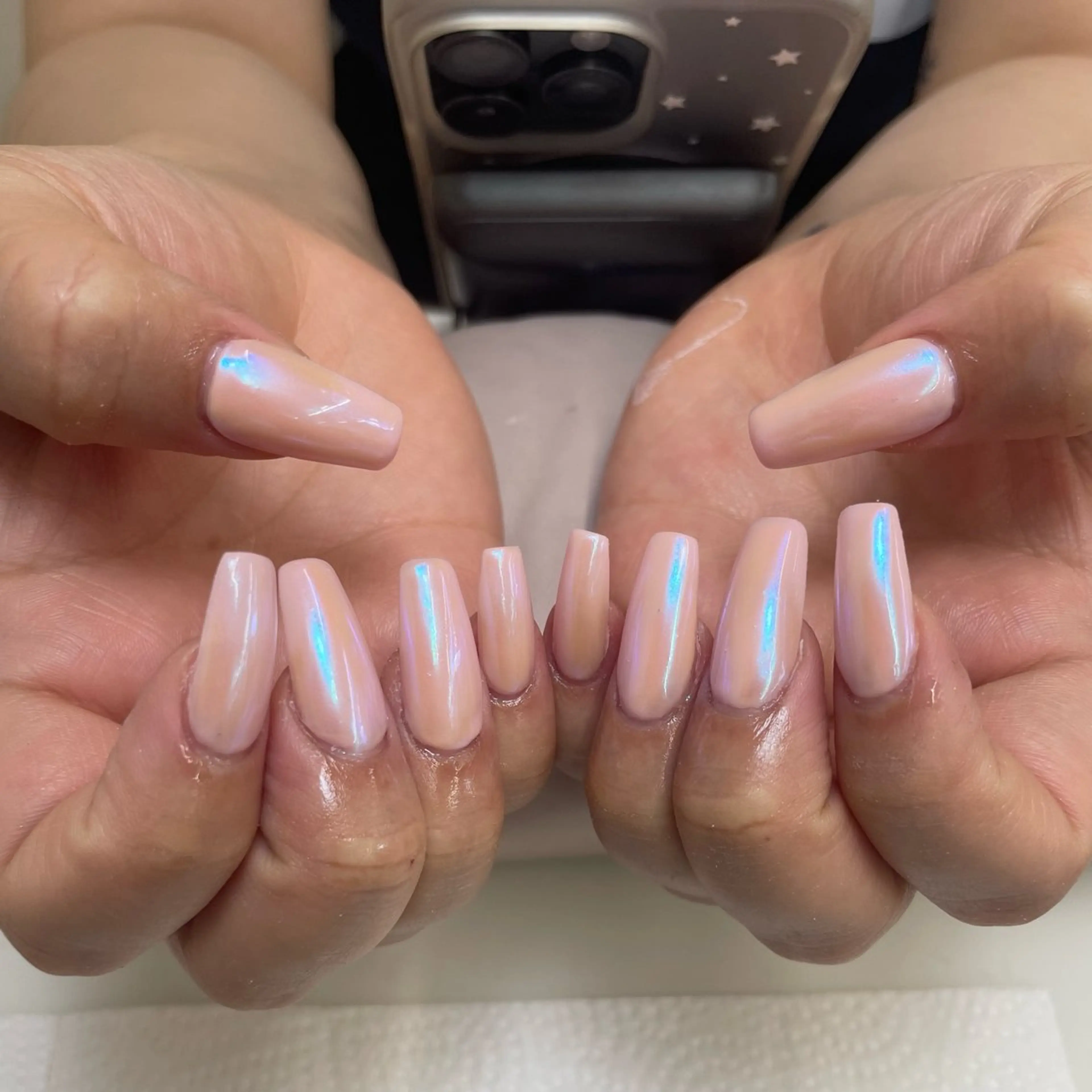 ネイル オーロラネイル Fuka 池袋 ネイリストのネイルデザイン