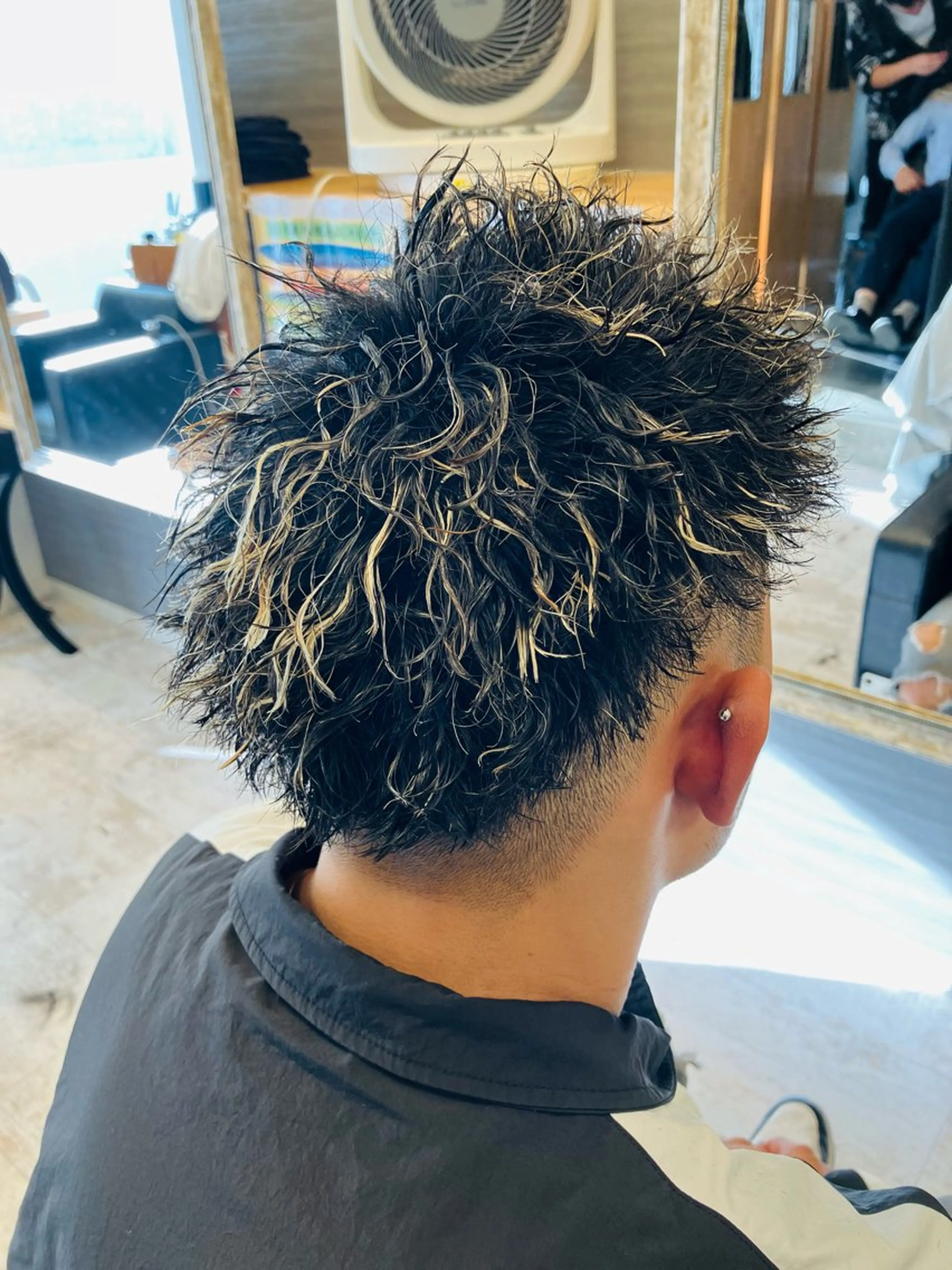 パーマ メンズ カット ヘアカラー パーマ メンズ特化/パーマ/ フェードWATARUのヘアスタイル