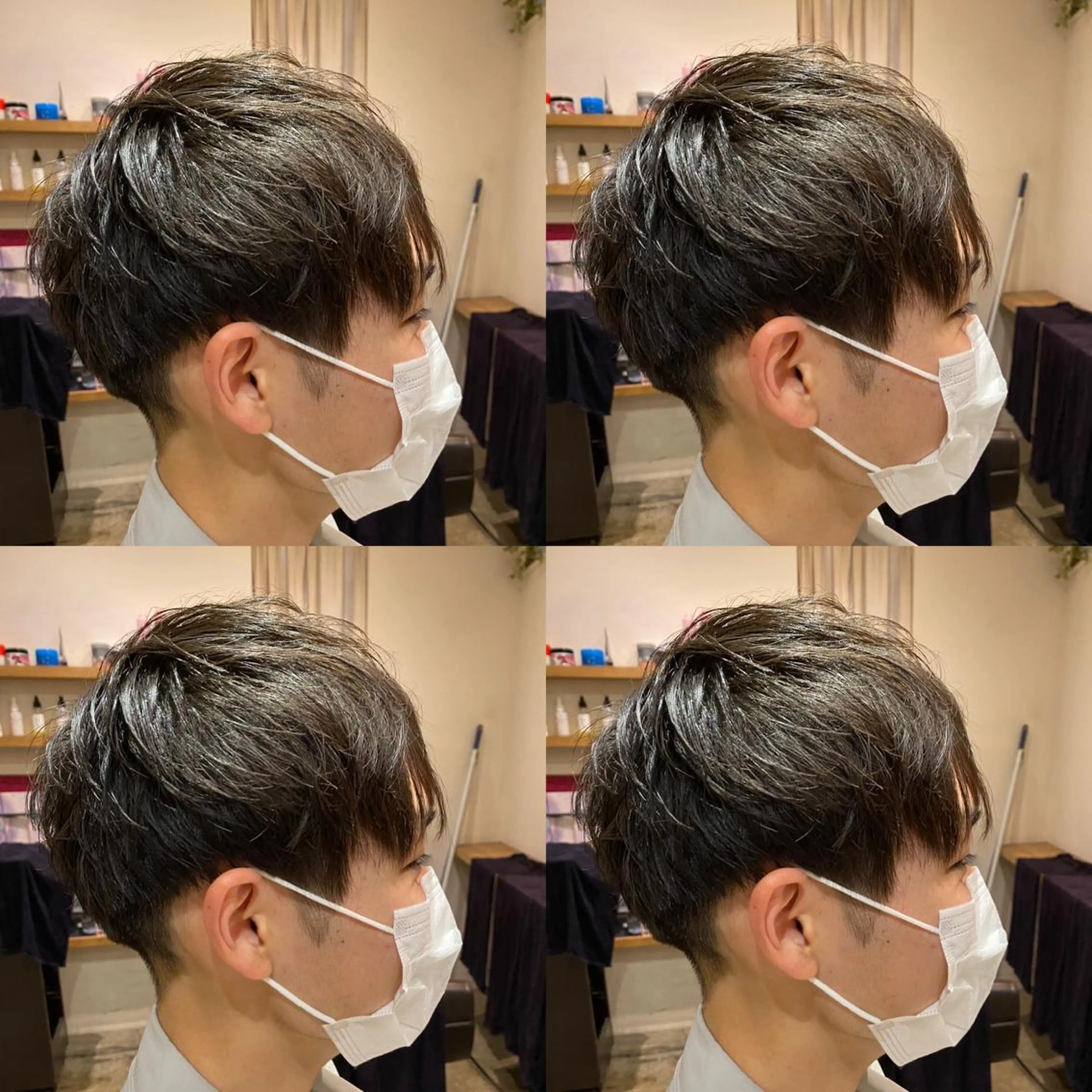 メンズ カット ヘアセット 👑メンズパーマの 天才店長望月👑のヘアスタイル