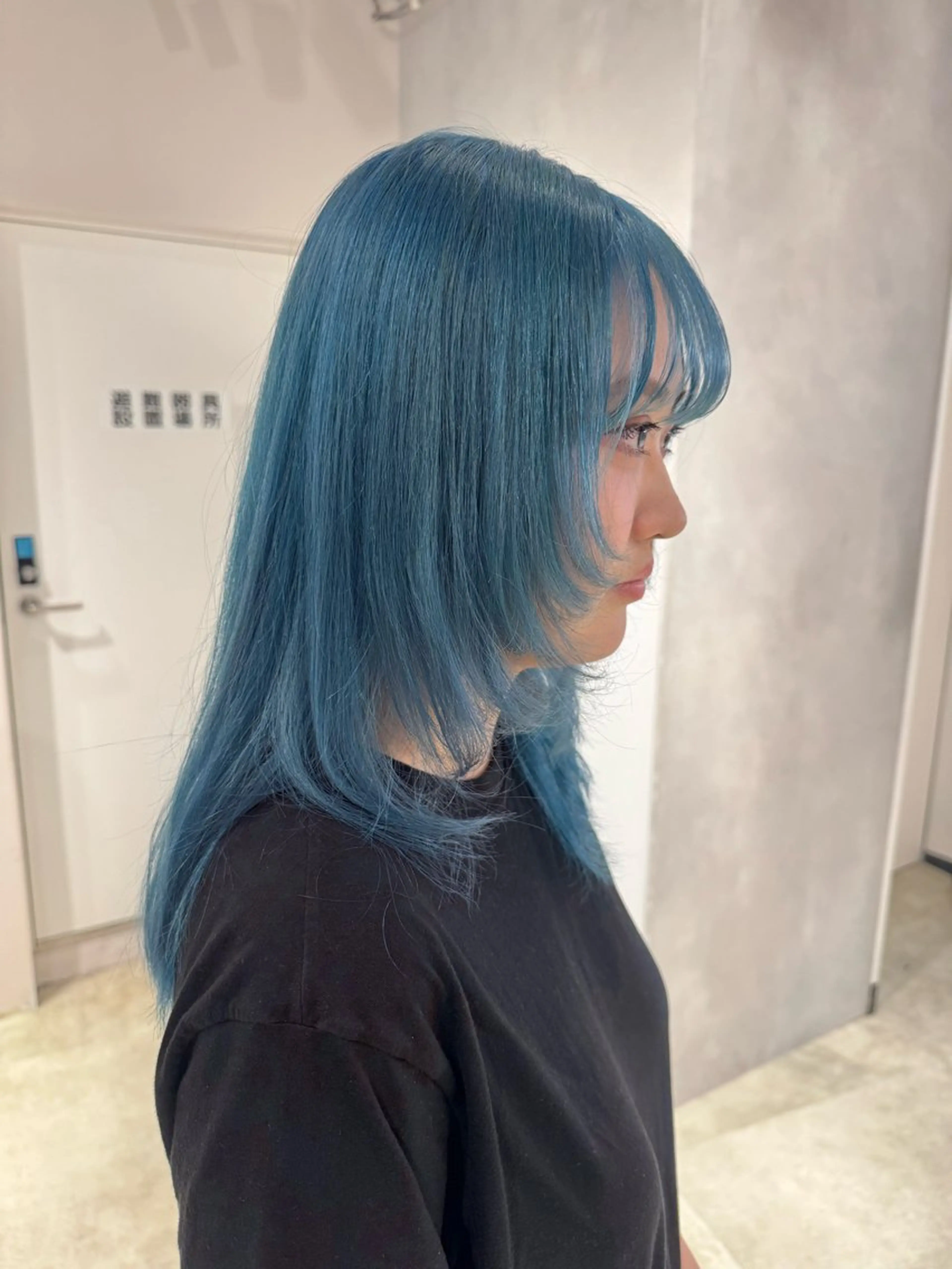 カラー ブルーカラー カット ヘアカラー トリートメント 透明感カラー✨艶髪 制作🌱山根あゆみのヘアスタイル