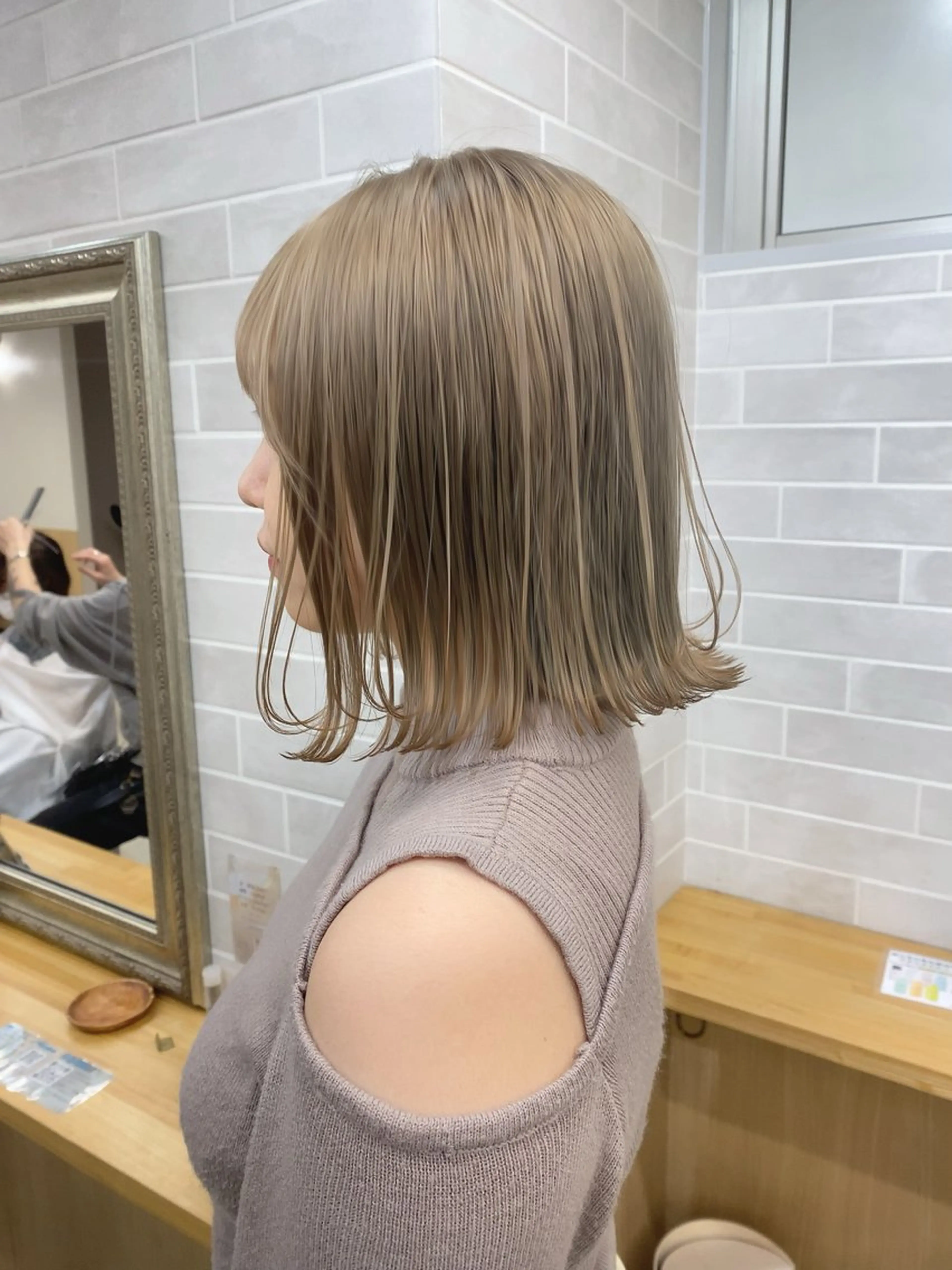 ミディアム 今だけカット無料✨ 表参道美容師　井出光のヘアスタイル