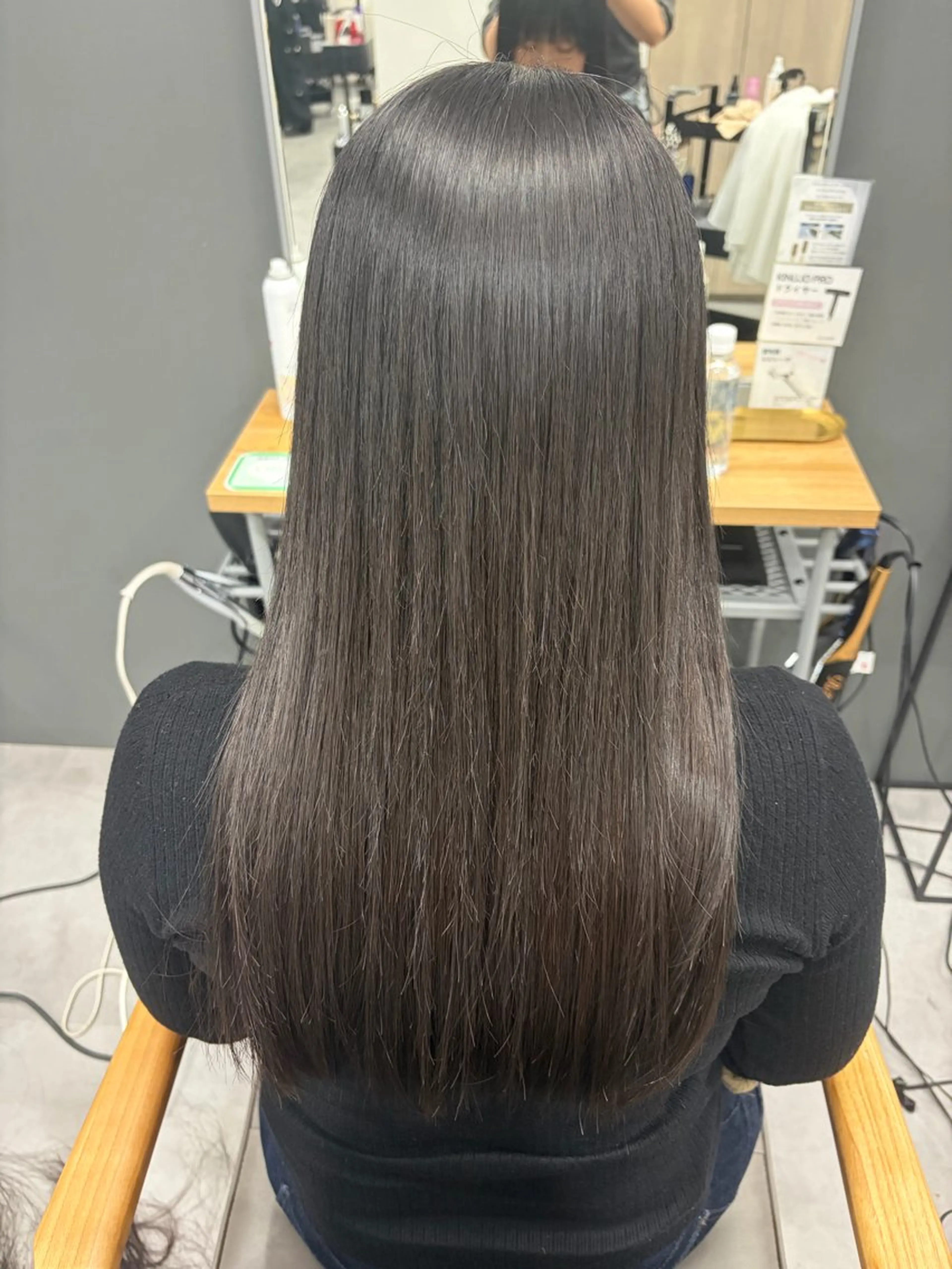 ロング ルプラボウ あいか 韓国ヘア/艶髪のヘアスタイル