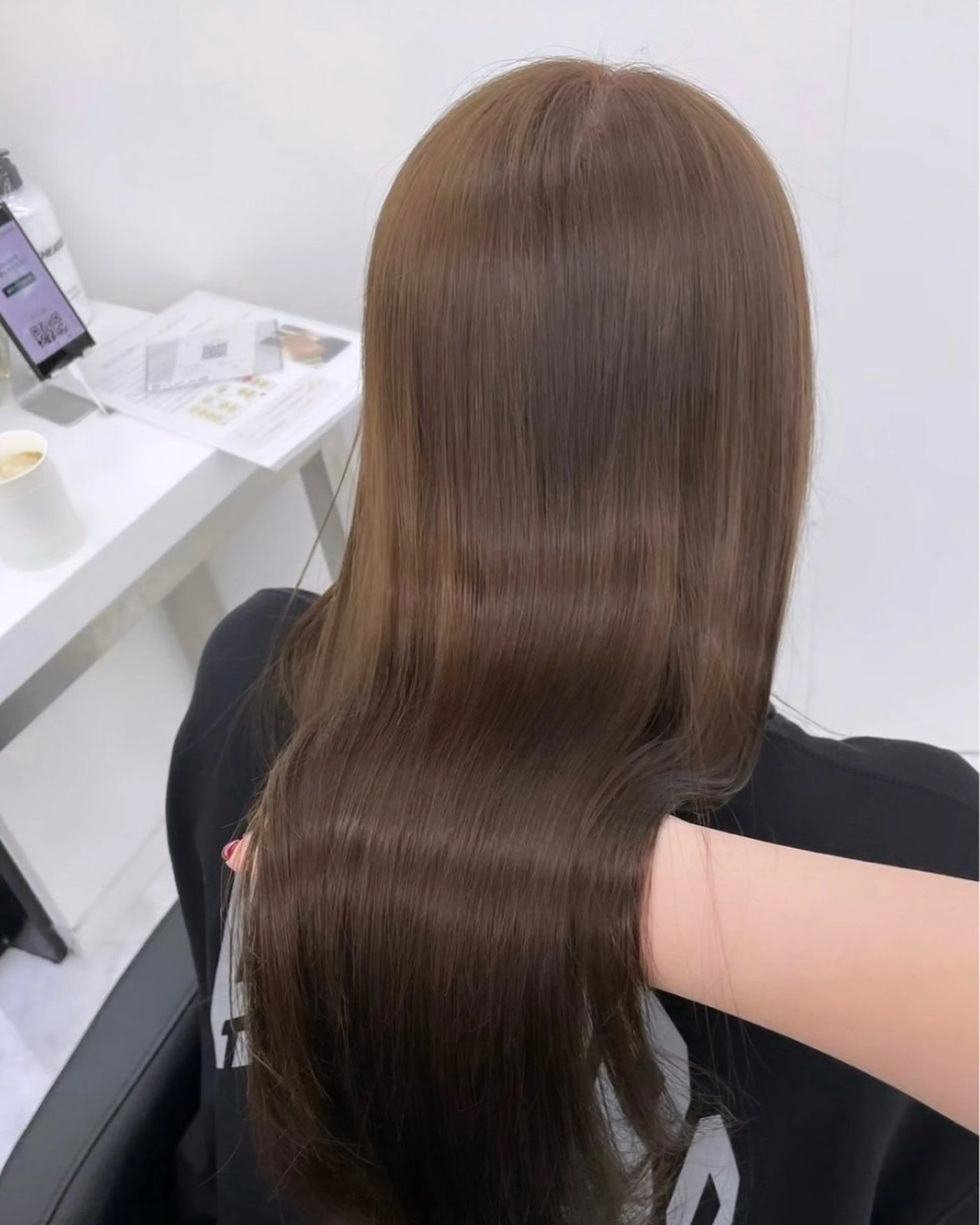 「人気メニュー🖤」似合わせカット、ワンカラー、大人気髪質改善トリートメントの写真