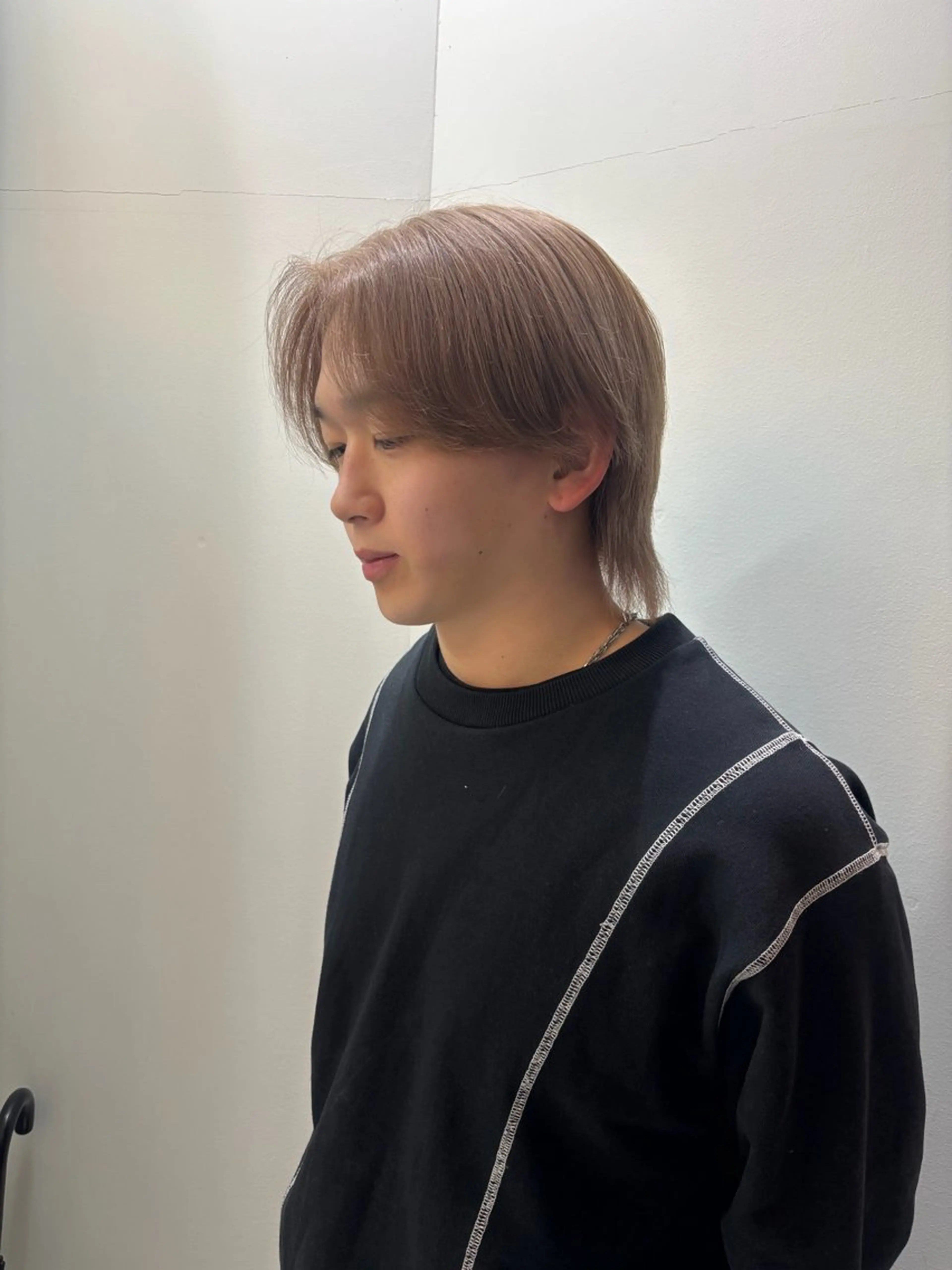 ショート メンズ カット ヘアカラー トリートメント ☘️かわいいハイトー ン☘️nonokaのヘアスタイル