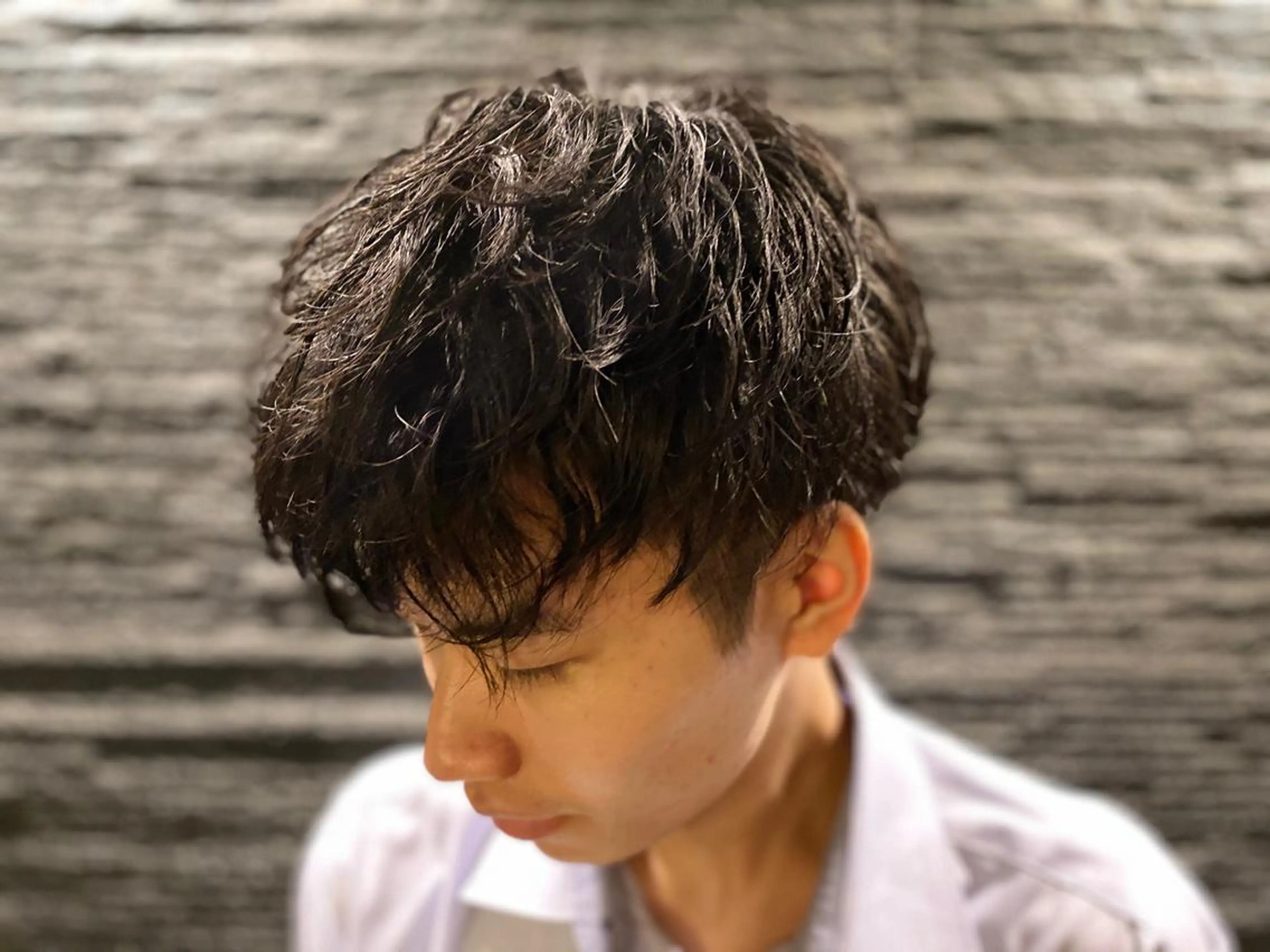 ミディアム メンズ HIRO GINZA 池袋東口店所属・林田 龍明のヘアスタイル