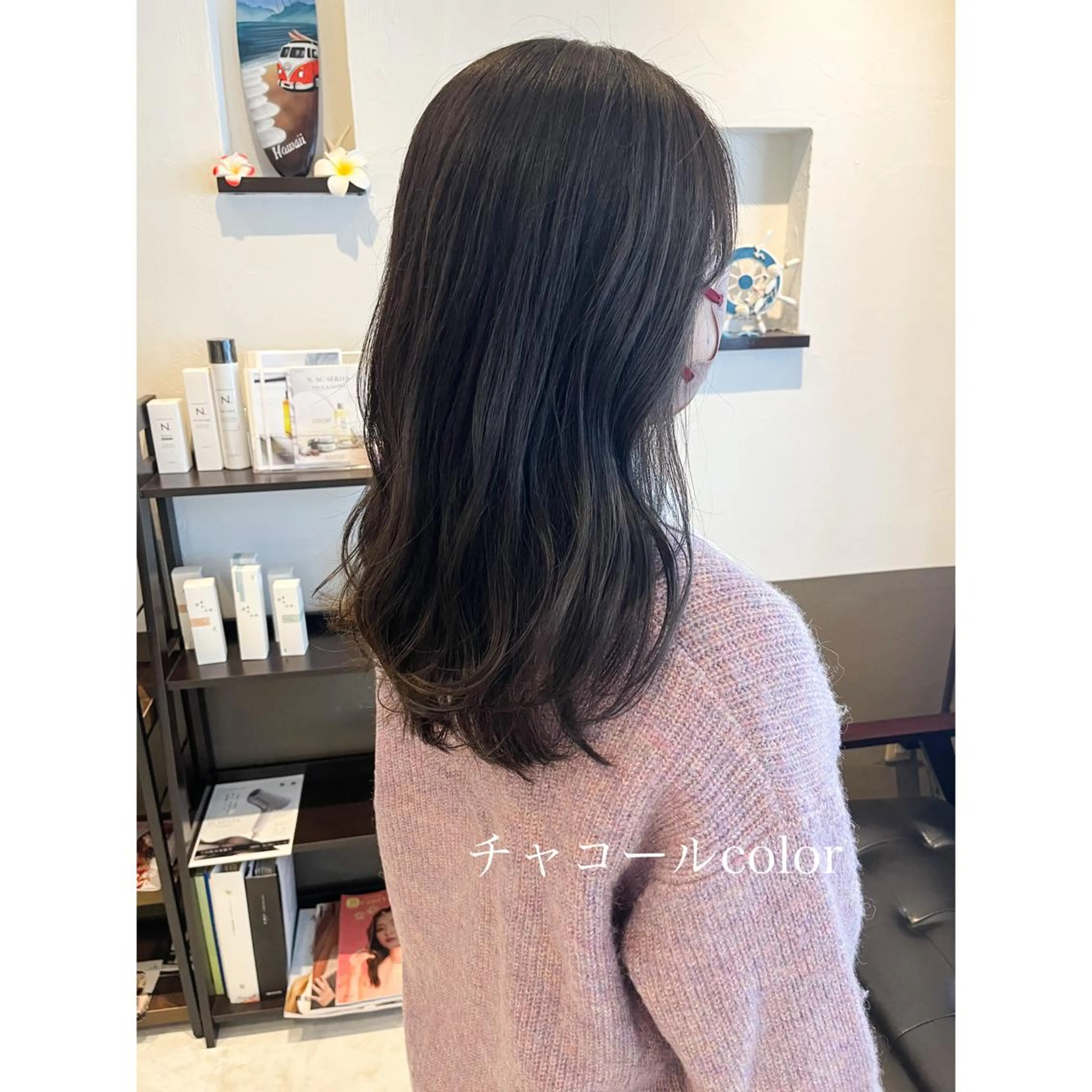 セミロング カラー LEO所属・坂井田 浩樹のヘアスタイル