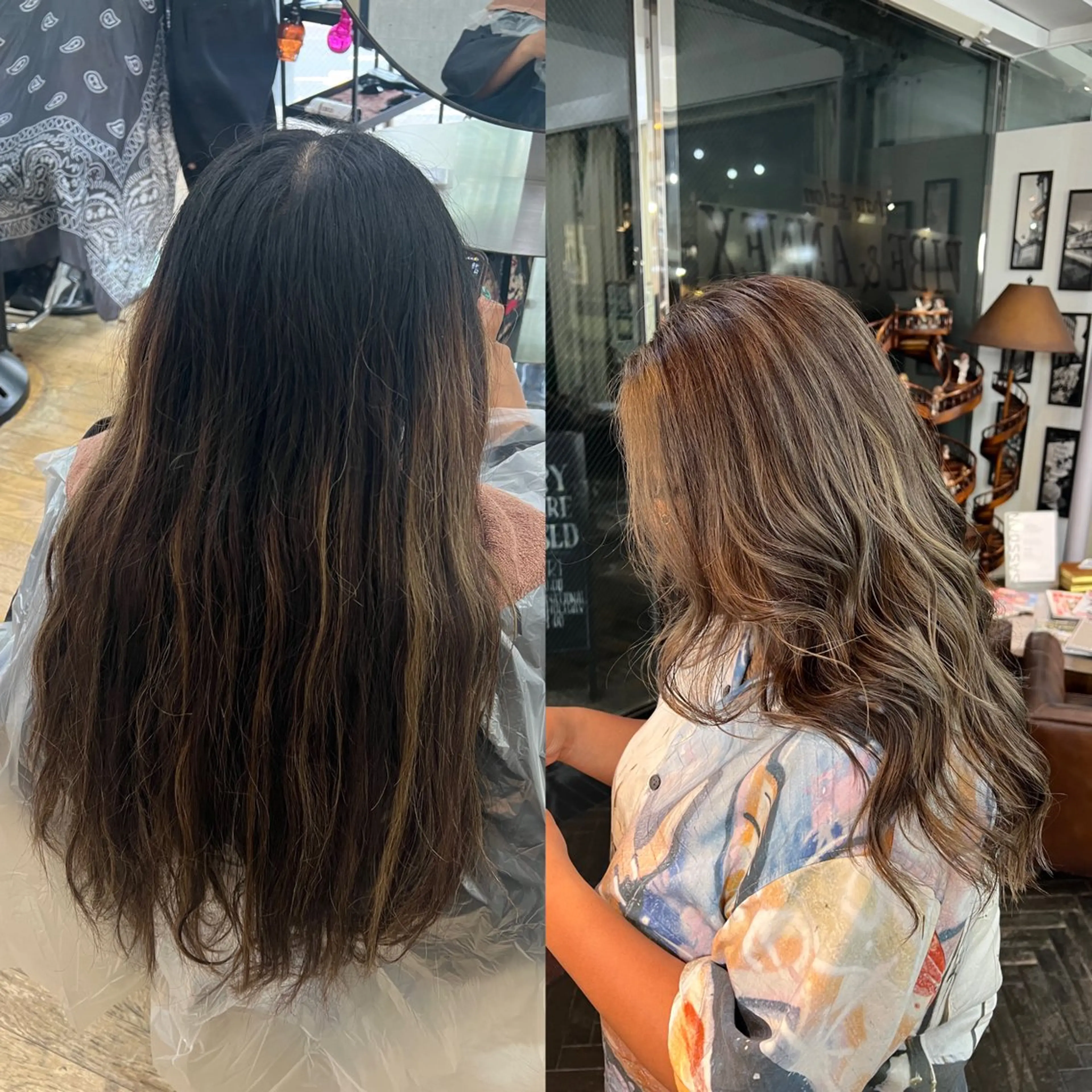 ロング カラー ヘアカラー トリートメント レイヤー/ボブ/ ミニボブ/AOIのヘアスタイル