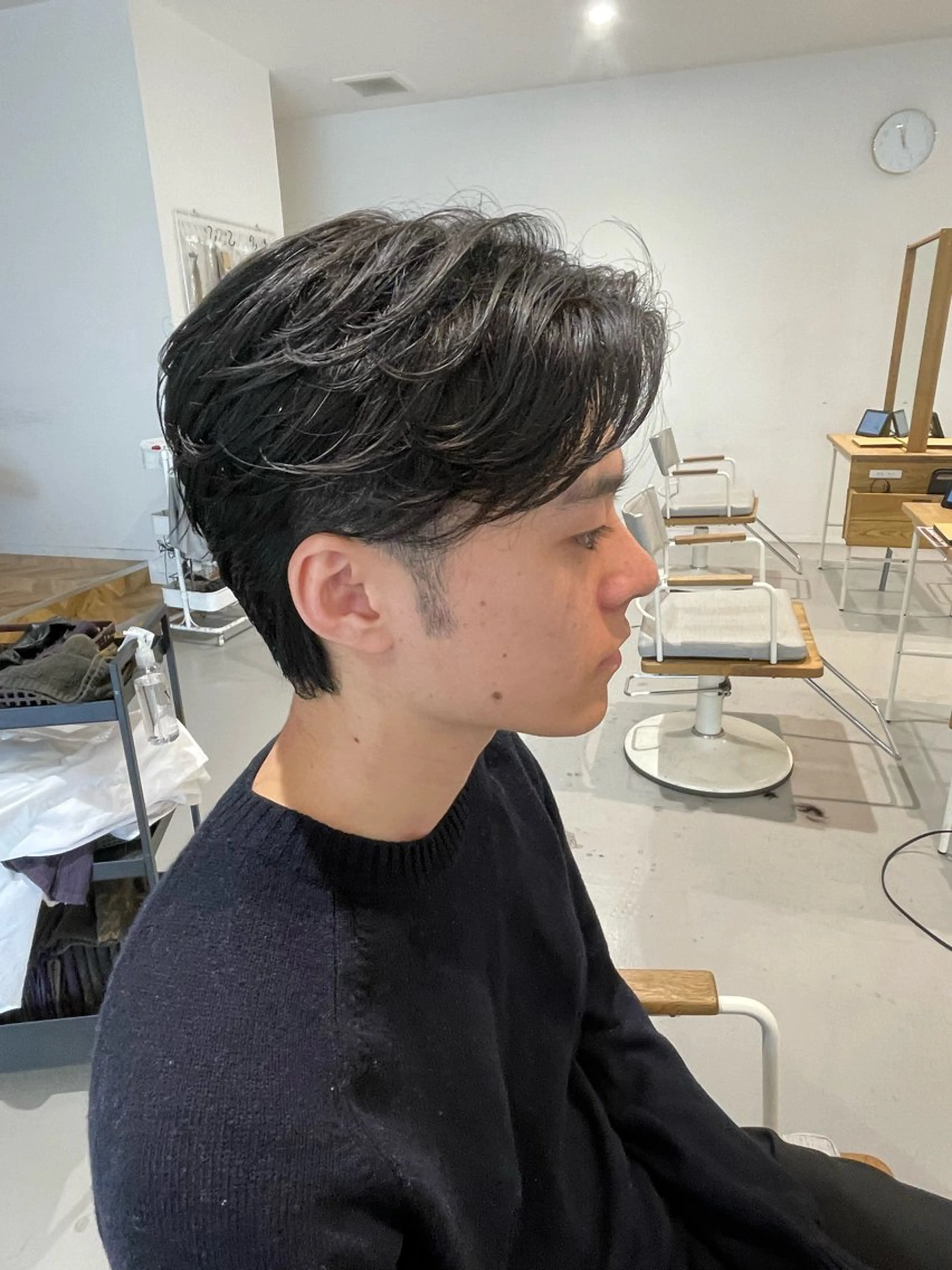 ミディアム 樋口 令惟のヘアスタイル