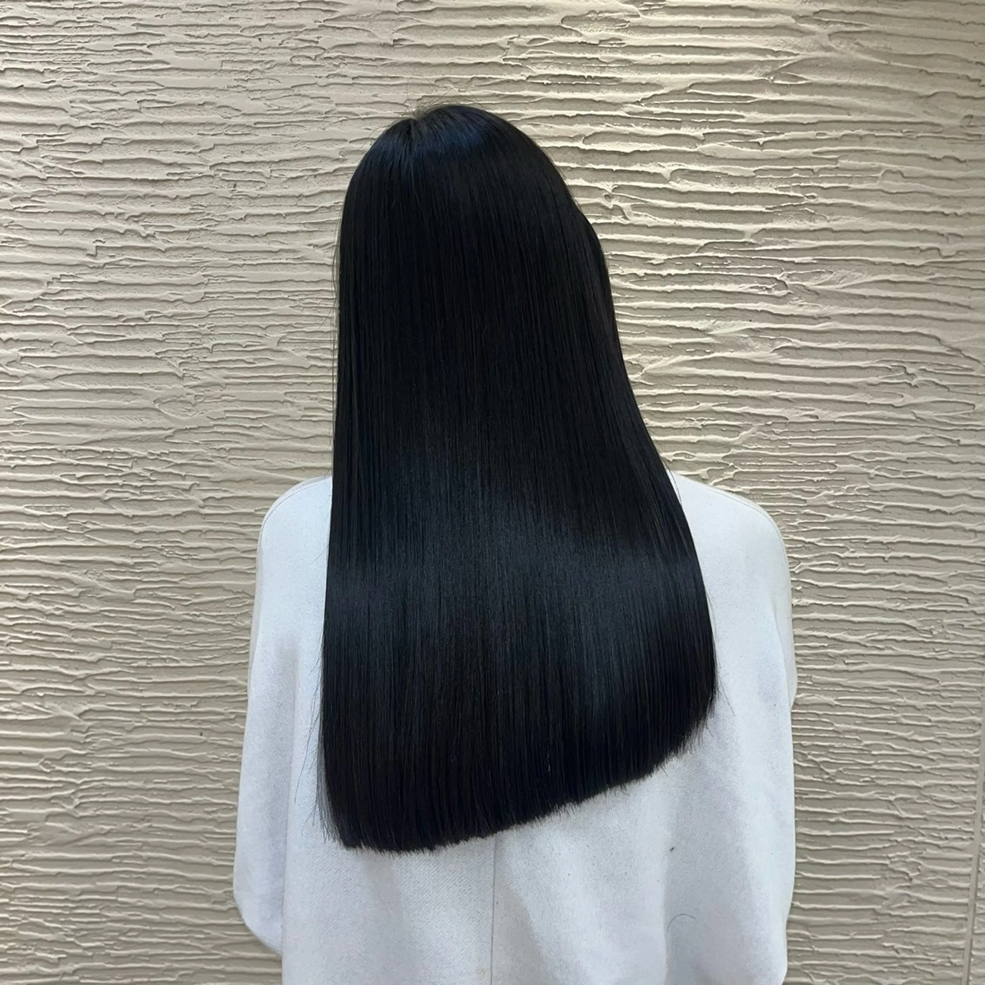 ロング パーマ 縮毛矯正 鎌田 流沙奈のヘアスタイル