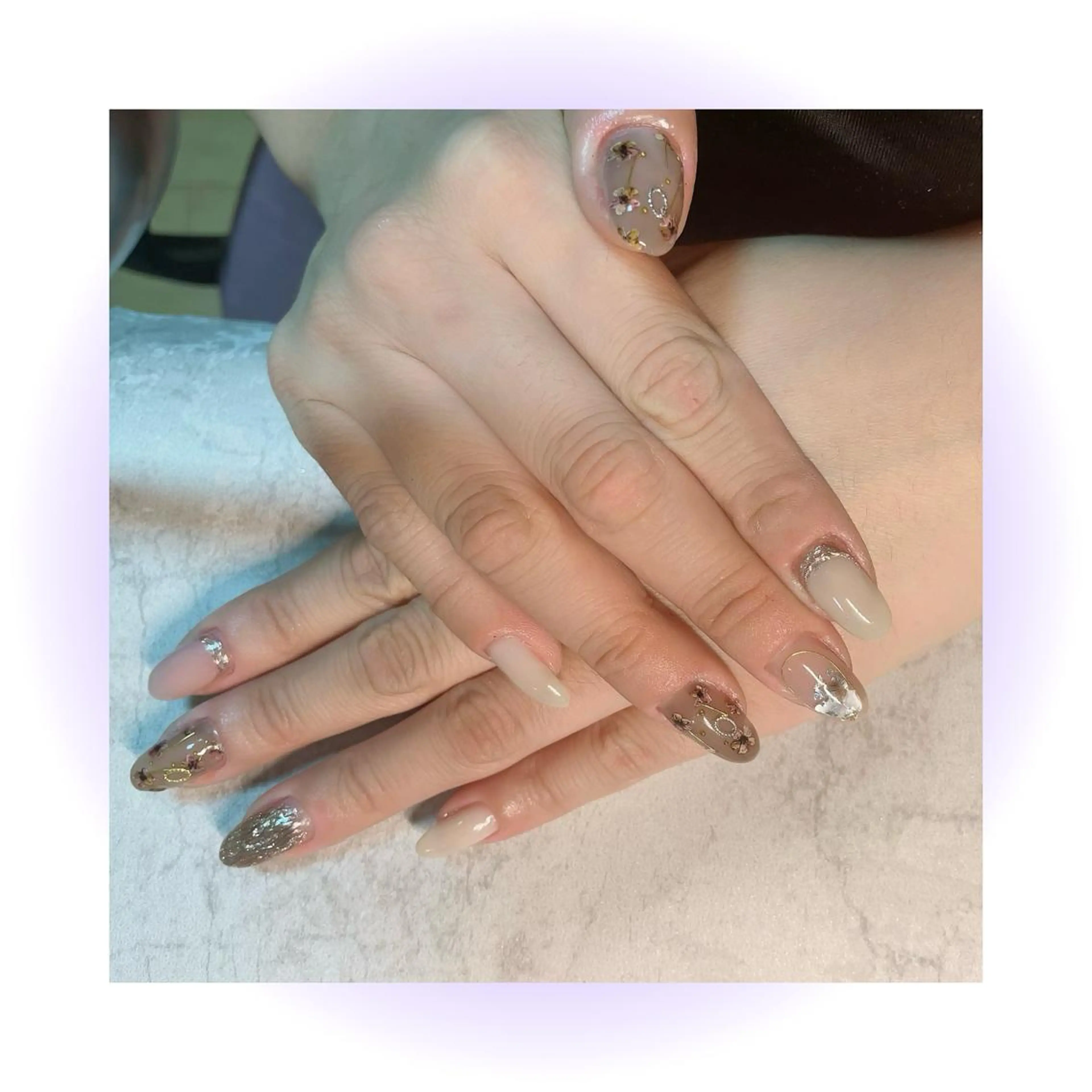 ネイル フラワーネイル ハンドネイル Lemonail _mkのネイルデザイン