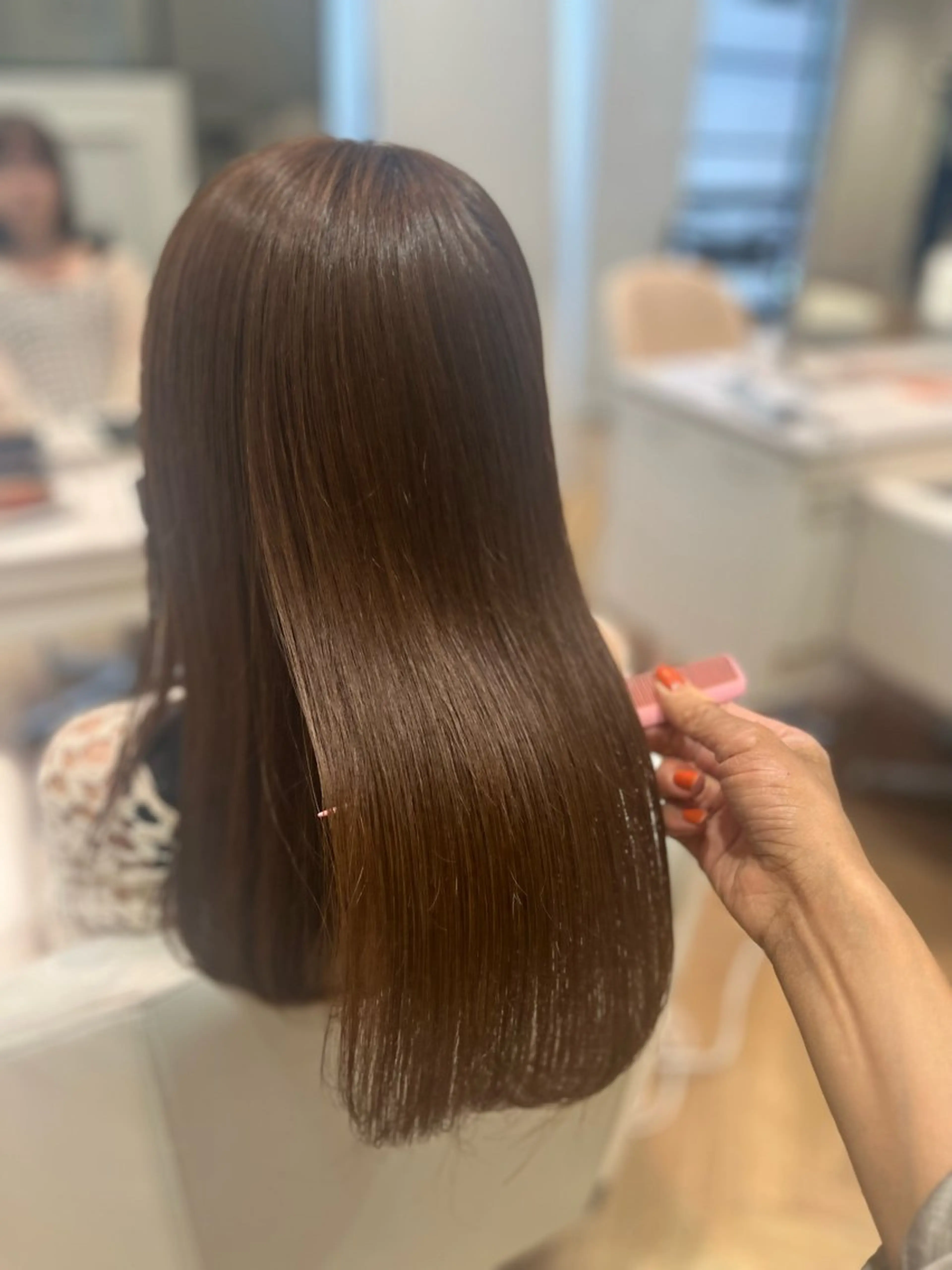 期間限定🐣髪質改善トリートメント×アディクシーヘアカラー🫧透明感のあるカラーにオススメ♡の写真