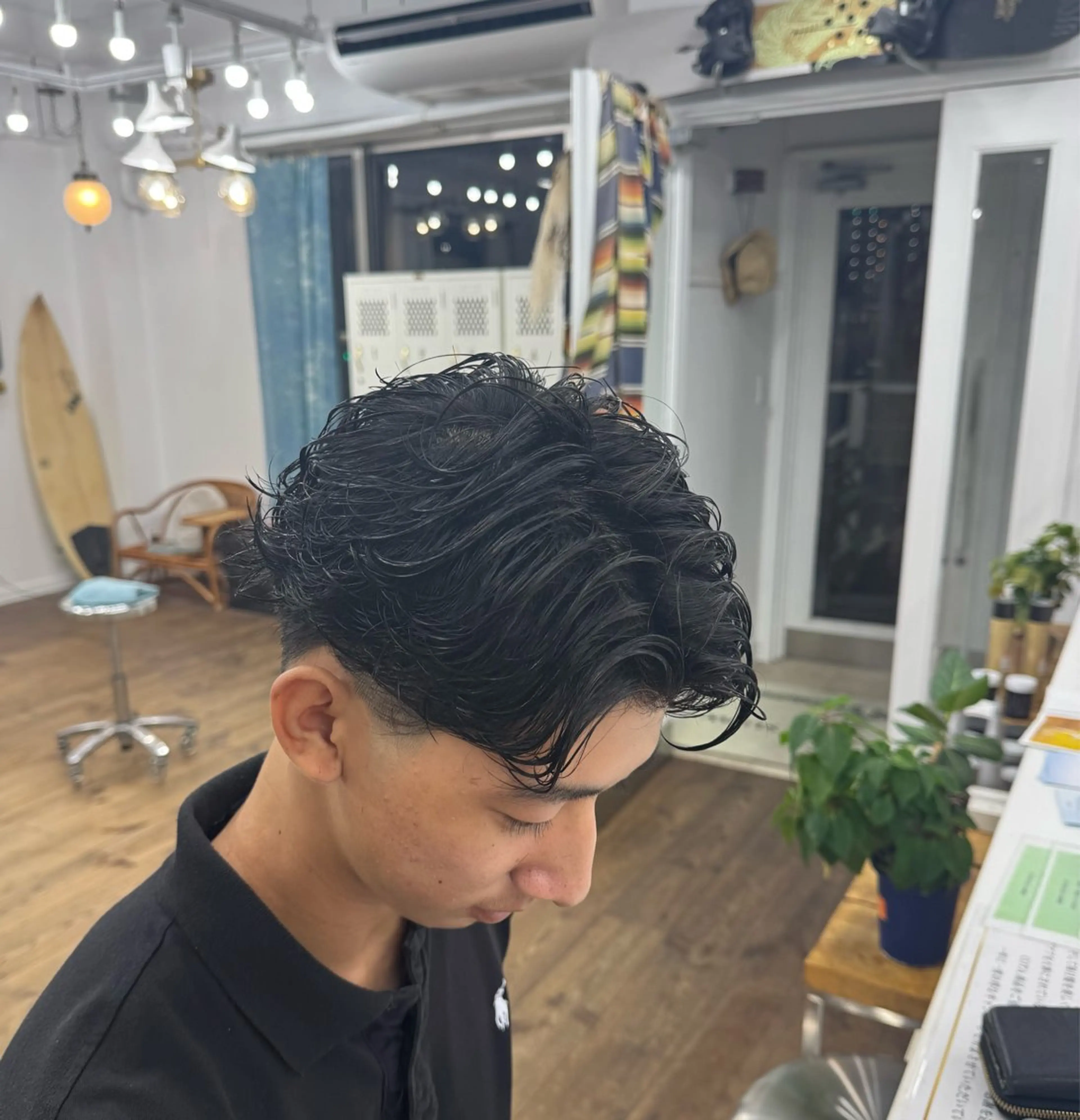 ショート パーマ メンズ カット パーマ メンズ特化サロン ユウヘイのヘアスタイル