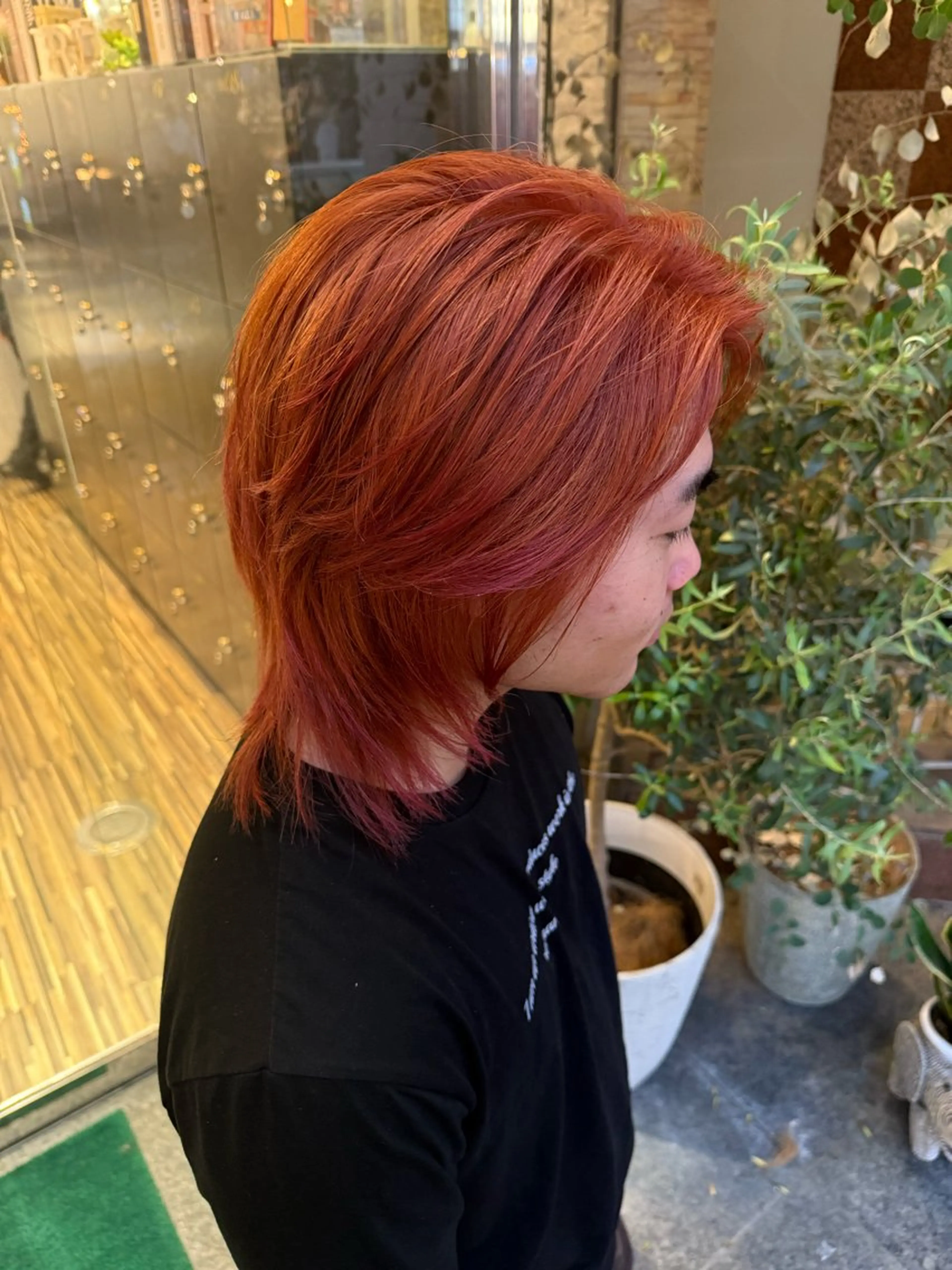 ロング メンズ EARTH 山﨑龍馬のヘアスタイル