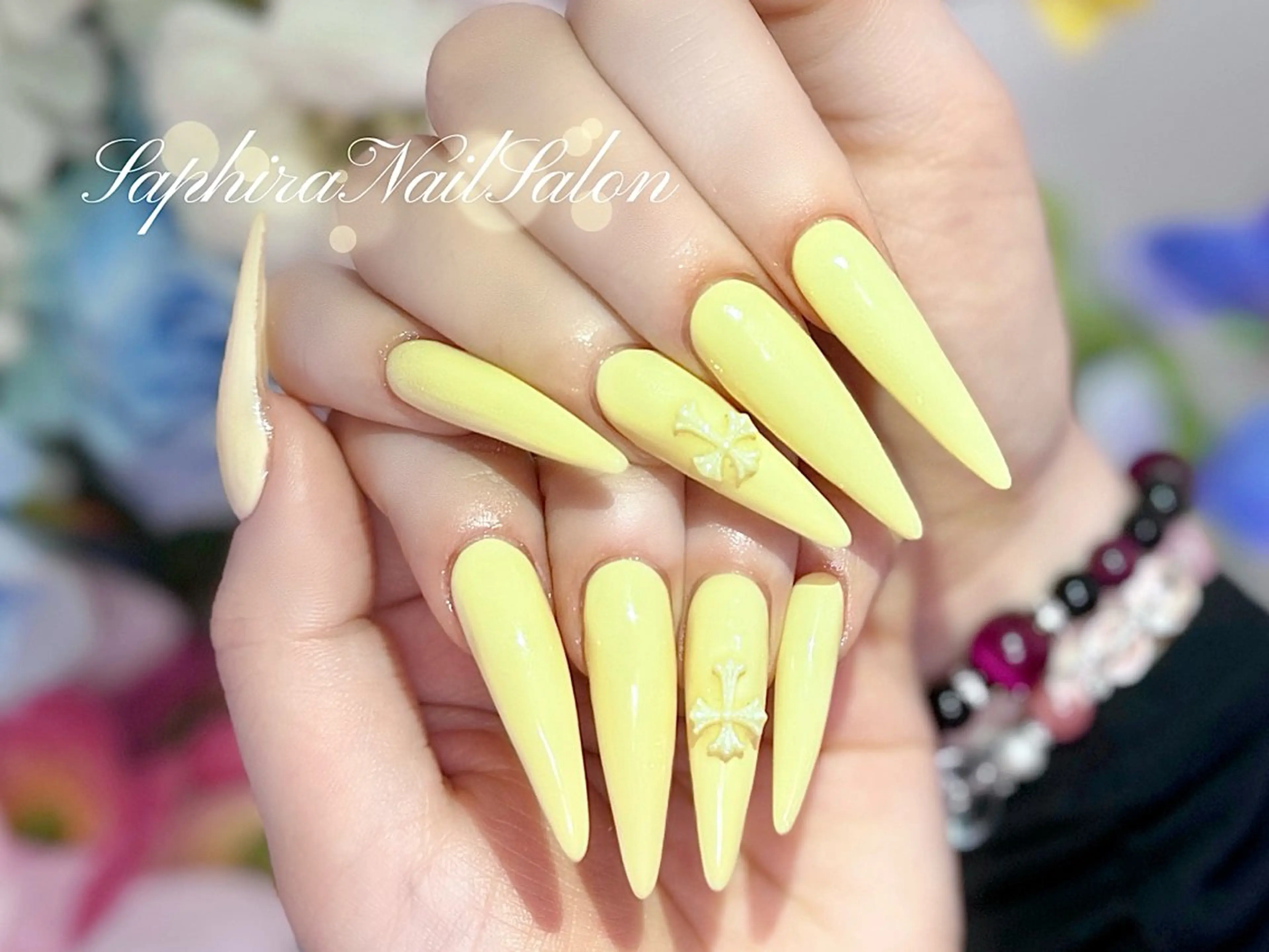 カラー ハンドネイル Saphiraネイル サロン錦糸町のネイルデザイン