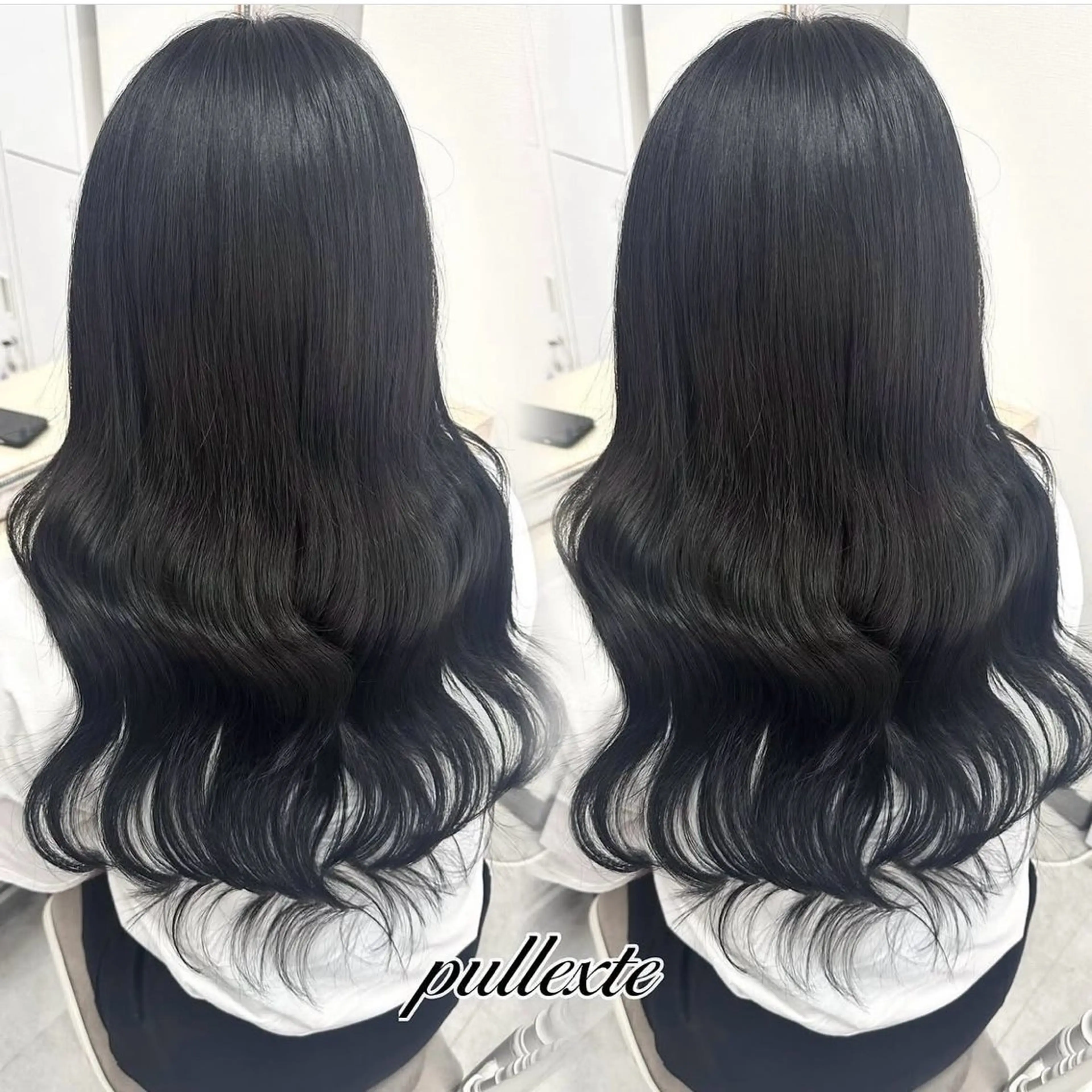 プラチナプルエクステ42cm💠80本の写真