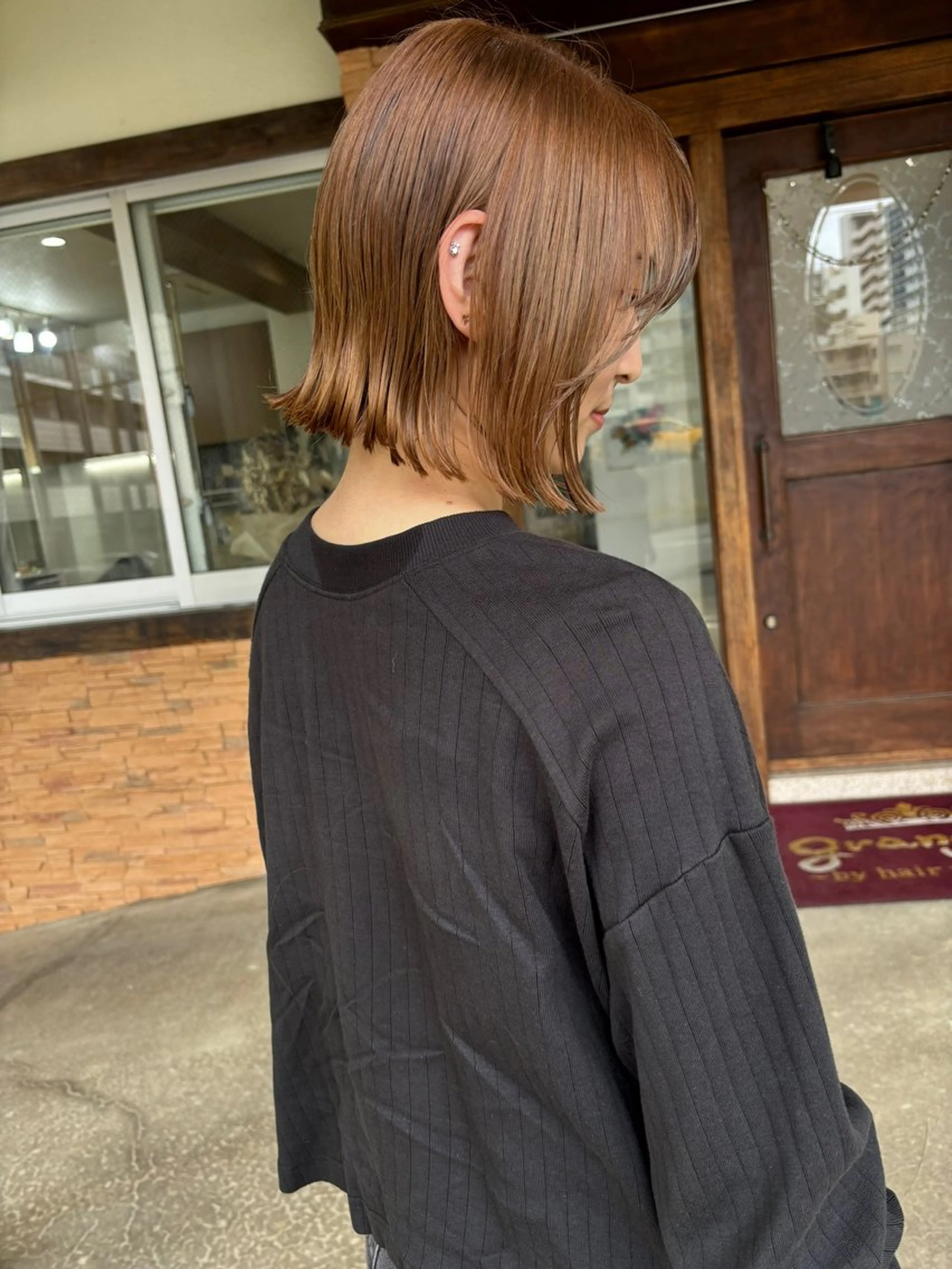 ショート カラー イルミナカラー カット ヘアカラー grand juteのヘアスタイル