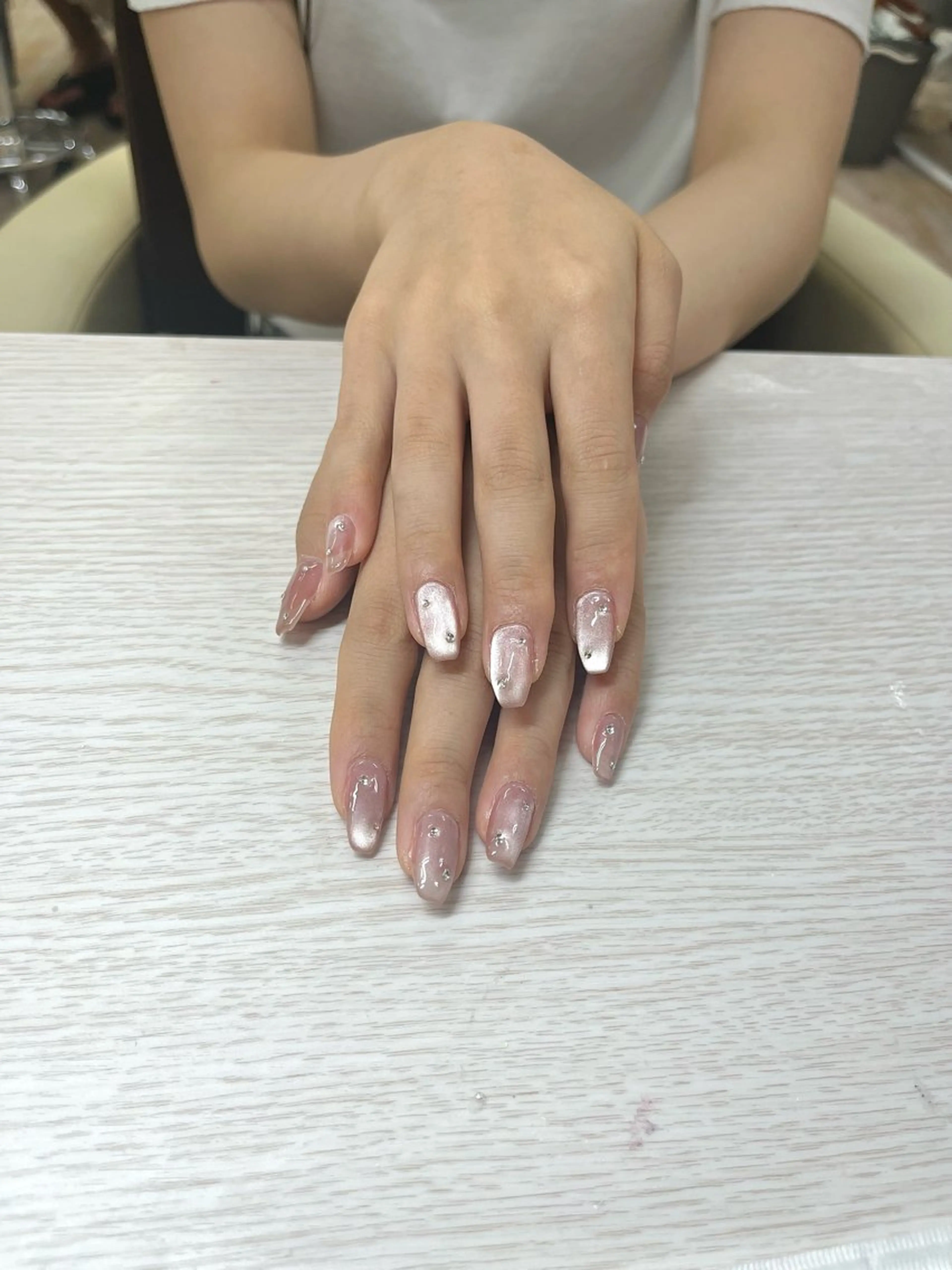 ネイル ジェルネイル マグネットネイル TRU きゃんのネイルデザイン